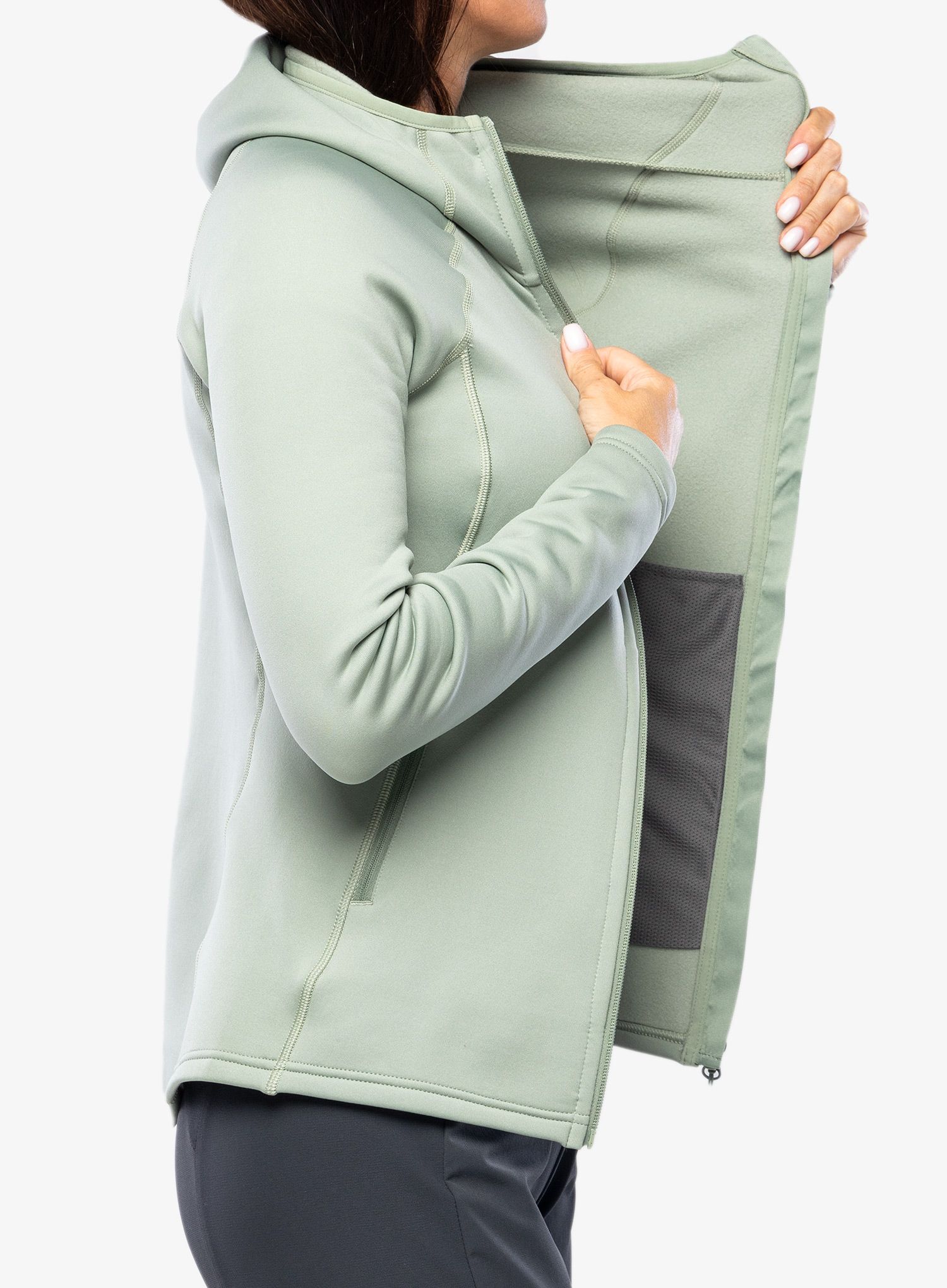 Kapuzenpullover Damen Montane Fury Hoodie - pale sage
