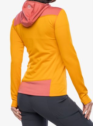 Kapuzenpullover Damen Ortovox Fleece Light Hoody - autumn leaves