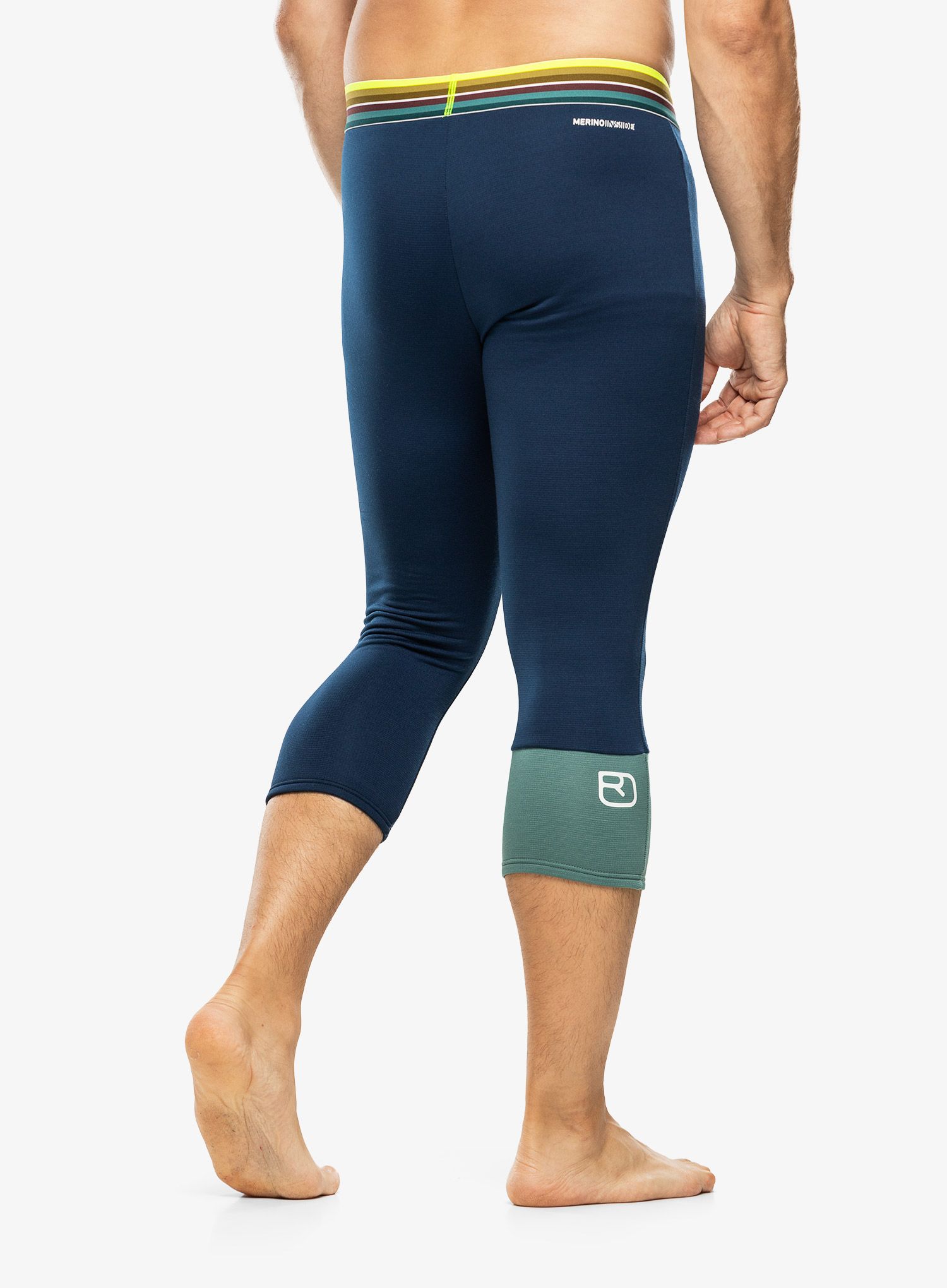 Thermounterhose Ortovox Fleece Light Short Pants - deep ocean