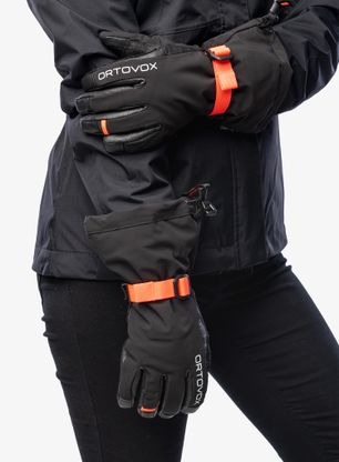 Skihandschuhe Damen Ortovox Merino Mountain Glove - black raven