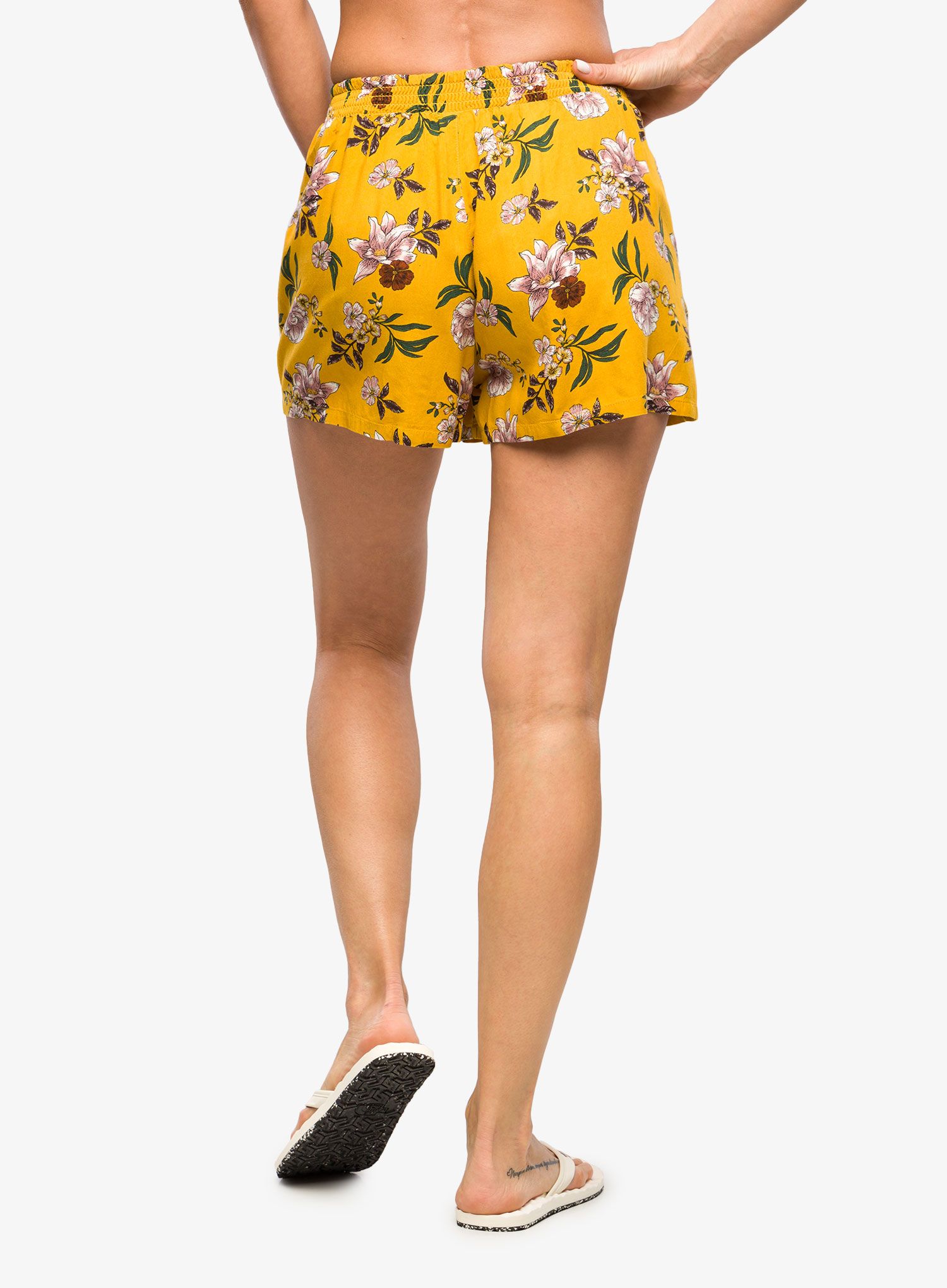 Kurze Hosen Damen Protest Prtmahi Shorts - tumeric yellow