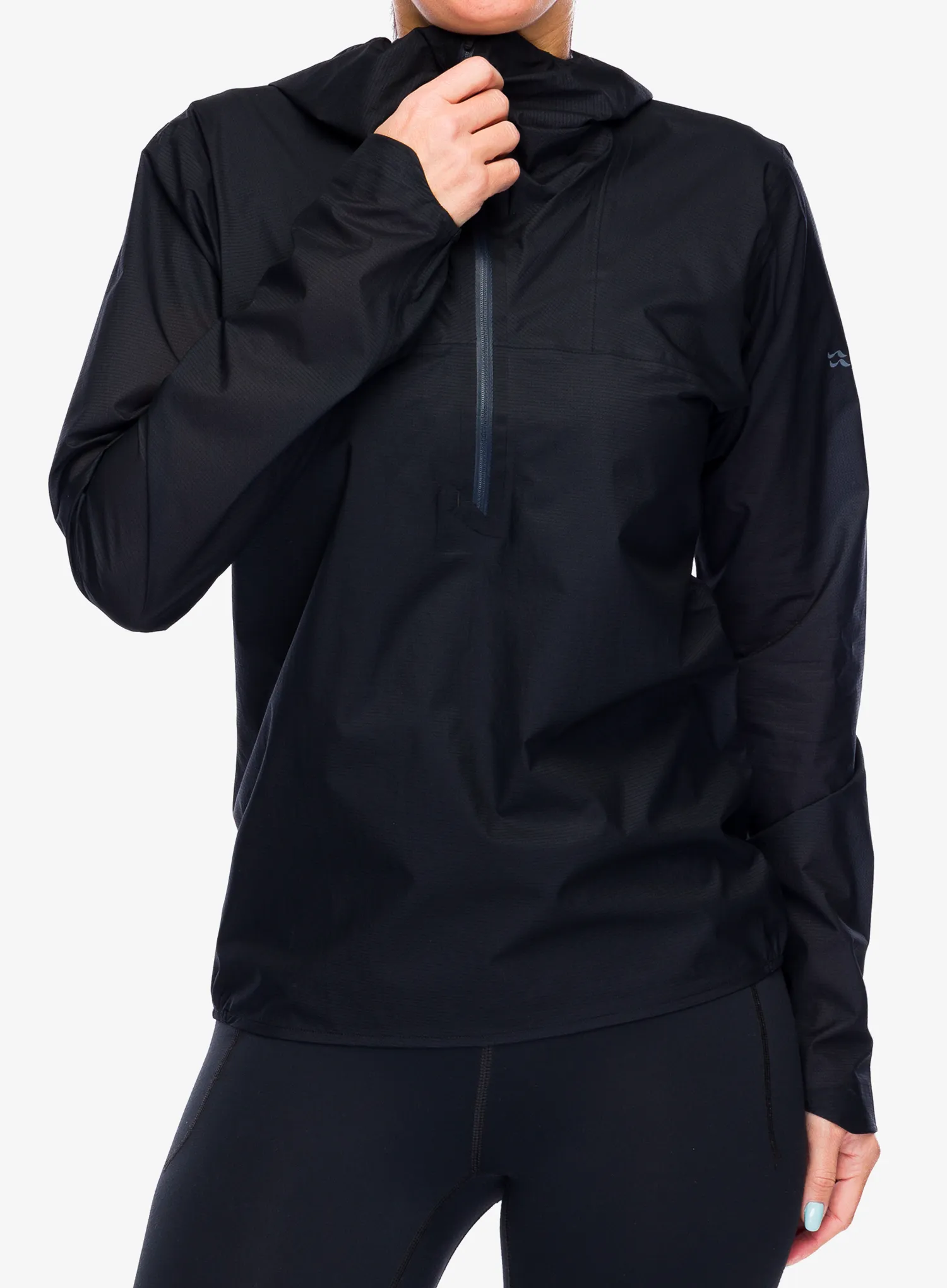 Laufjacke Damen Rab Phantom Pull-On - ebony