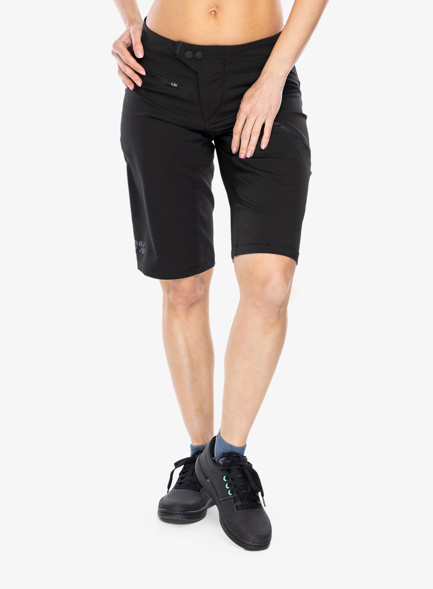 Fahrradshorts Damen 100% Ridecamp Short - black