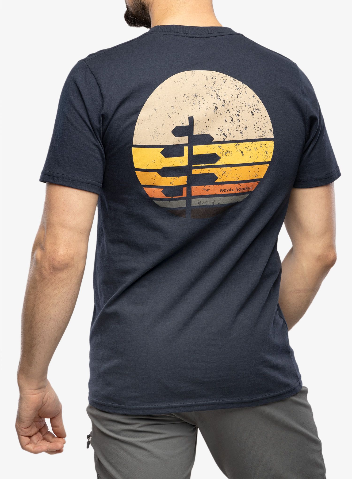 T-Shirt Baumwolle Royal Robbins Sunset Tee s/s - navy