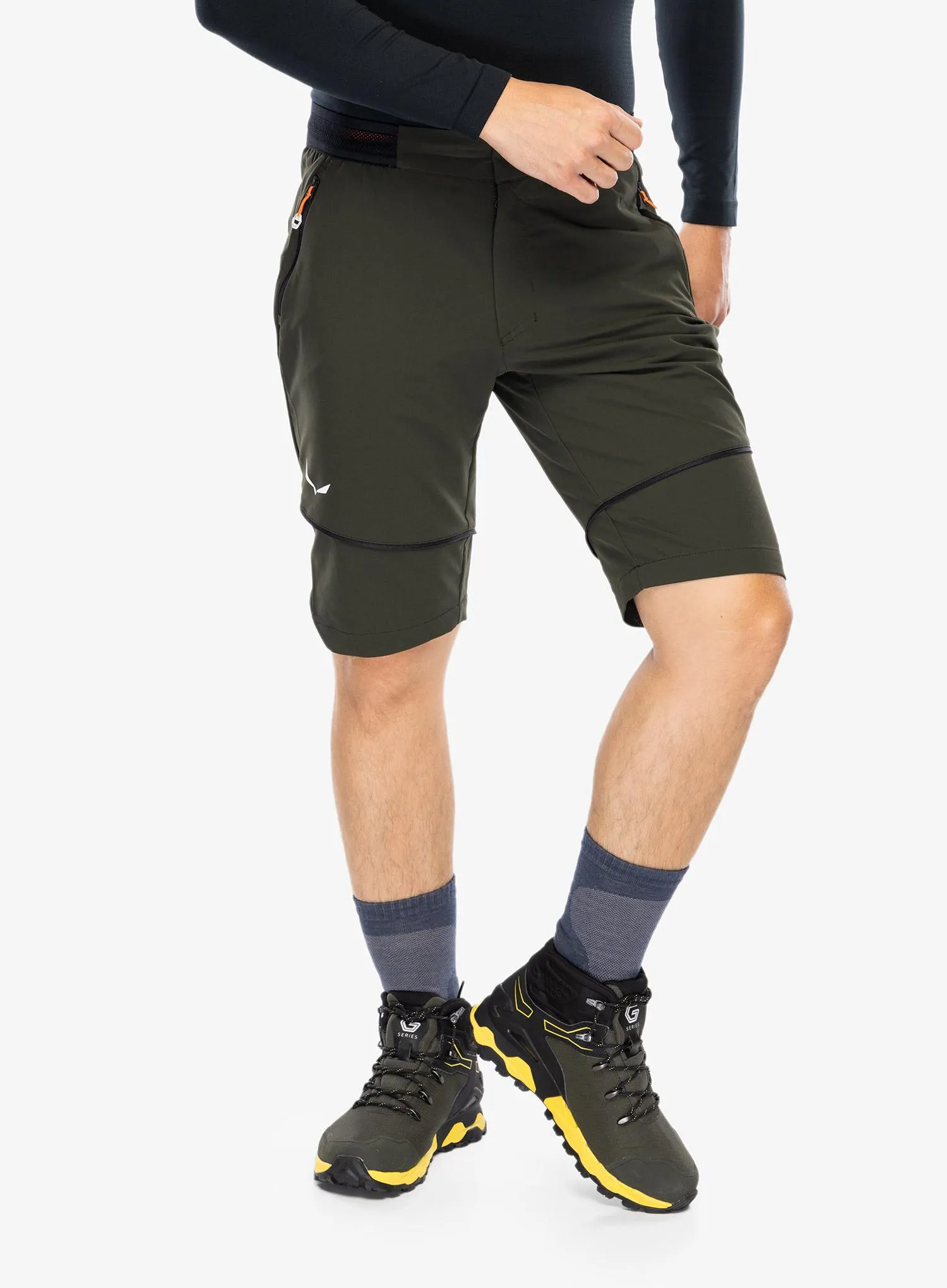 Outdoorhose Herren Salewa Pedroc 2 DST 2/1 Pant - dark olive