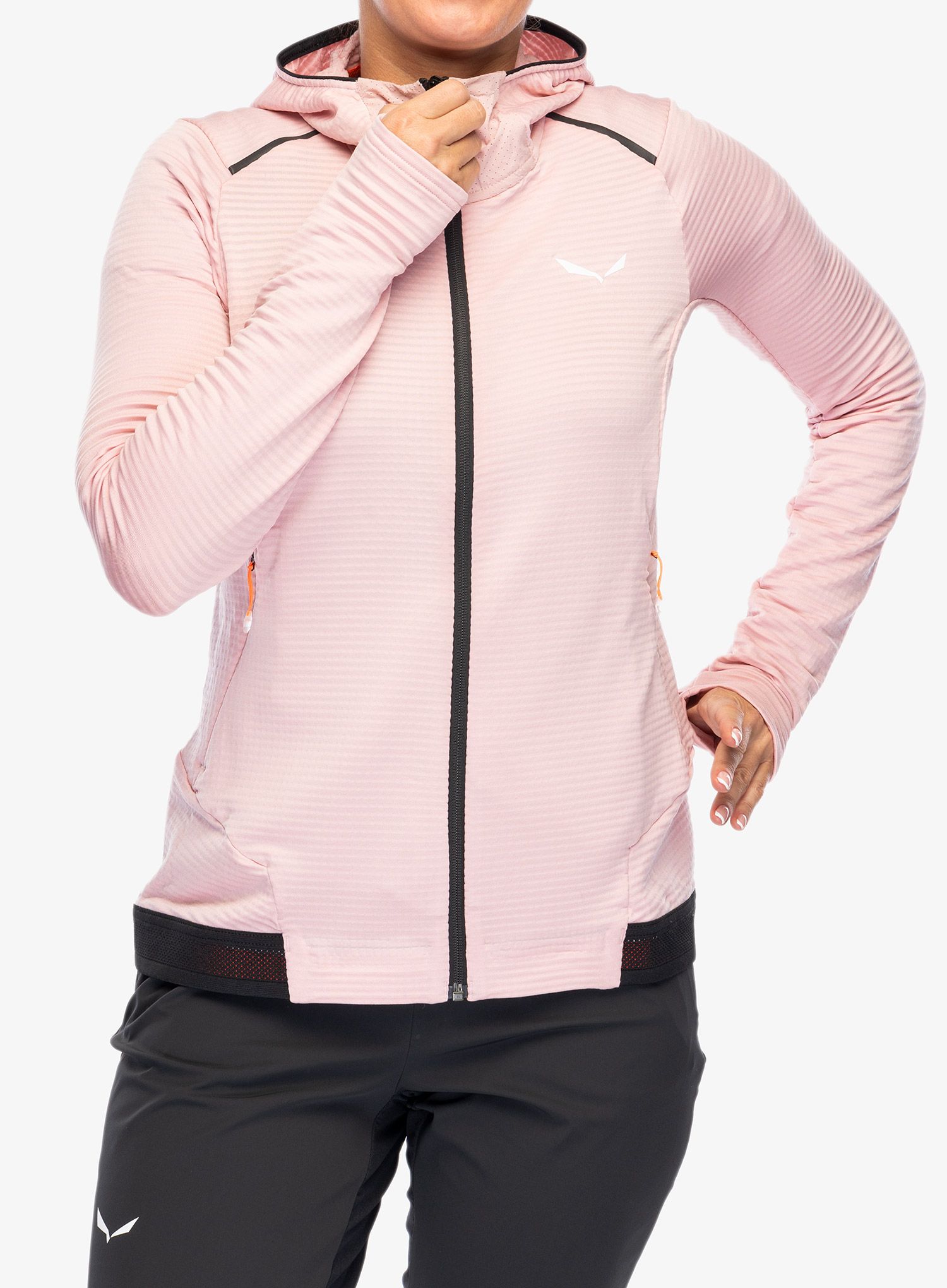 Trekking-Pullover Damen Salewa Pedroc PL Hooded Jacket - zephyr
