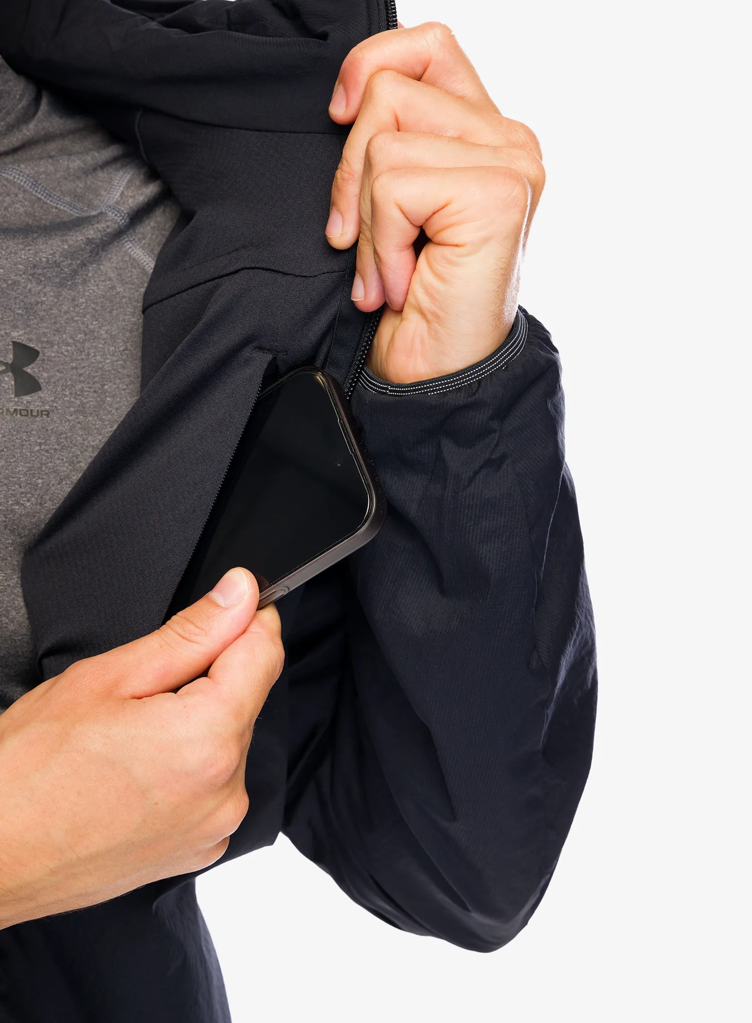 Thermojacke Salomon Mountain Flex Jacket HD - deep black