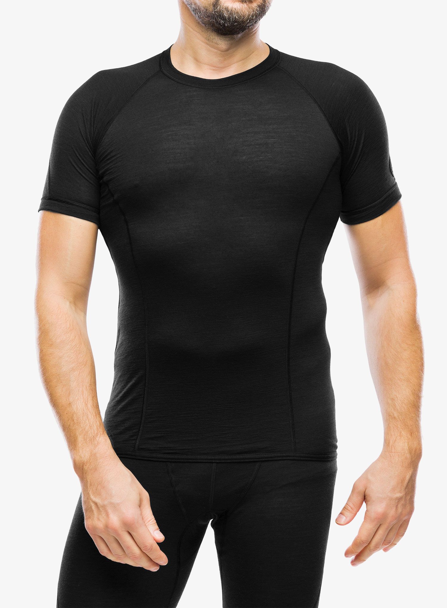 Funktionsshirt Sensor Merino Air Tee S/S - black/ black