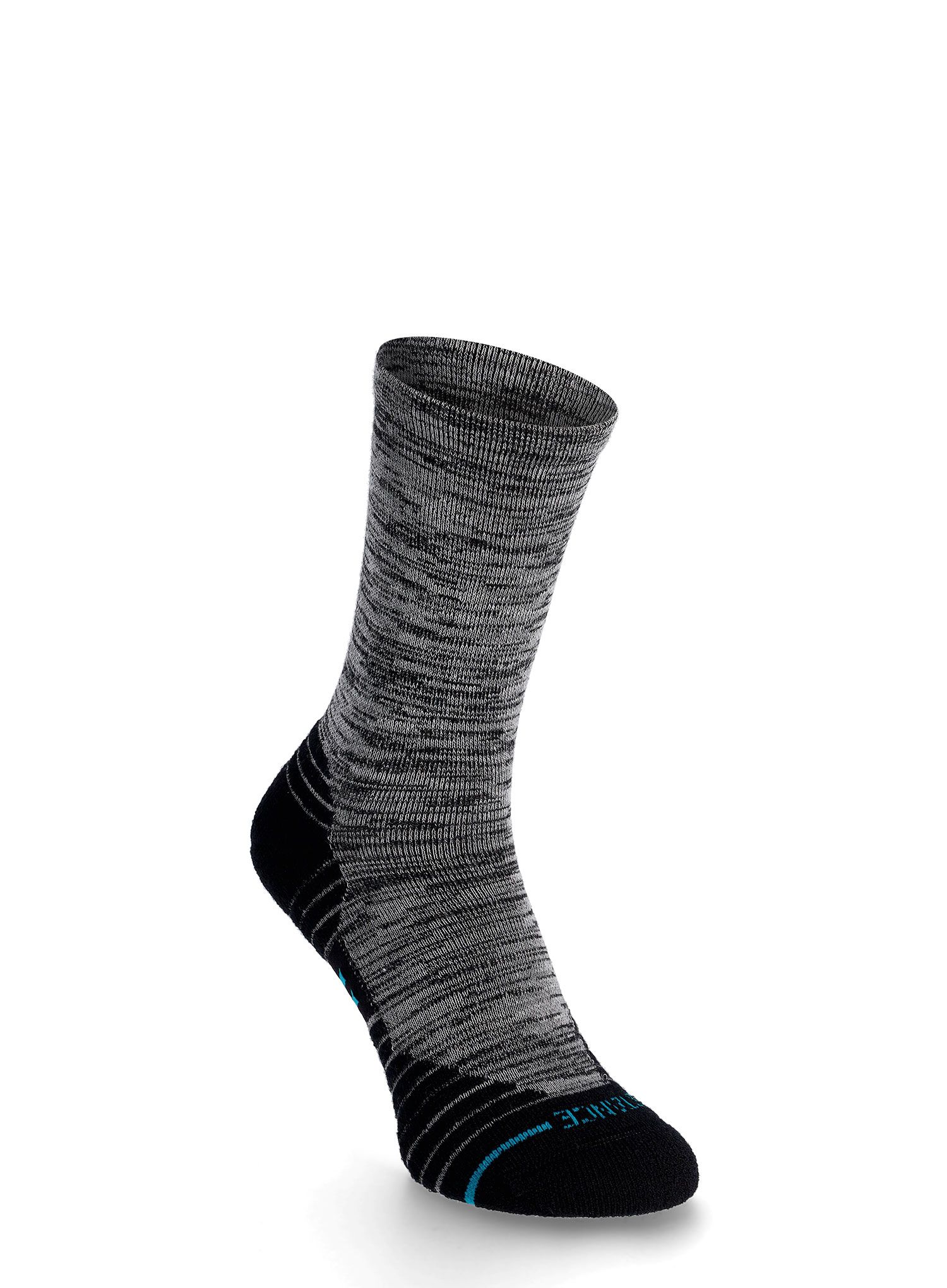 Wandersocken Stance Mid Wool Crew - black