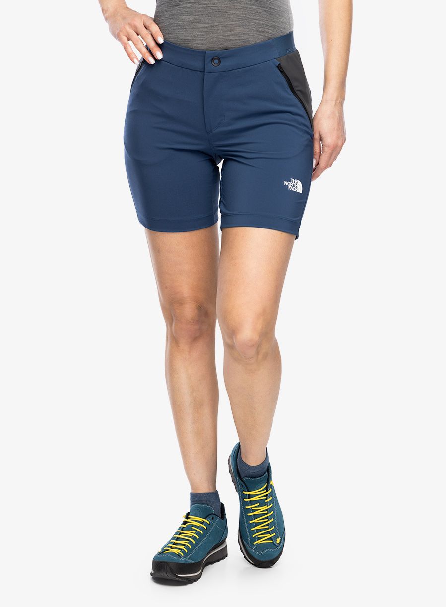 Kurze Hosen Damen The North Face Felik Slim Tapered Short - shady blue/tnf black