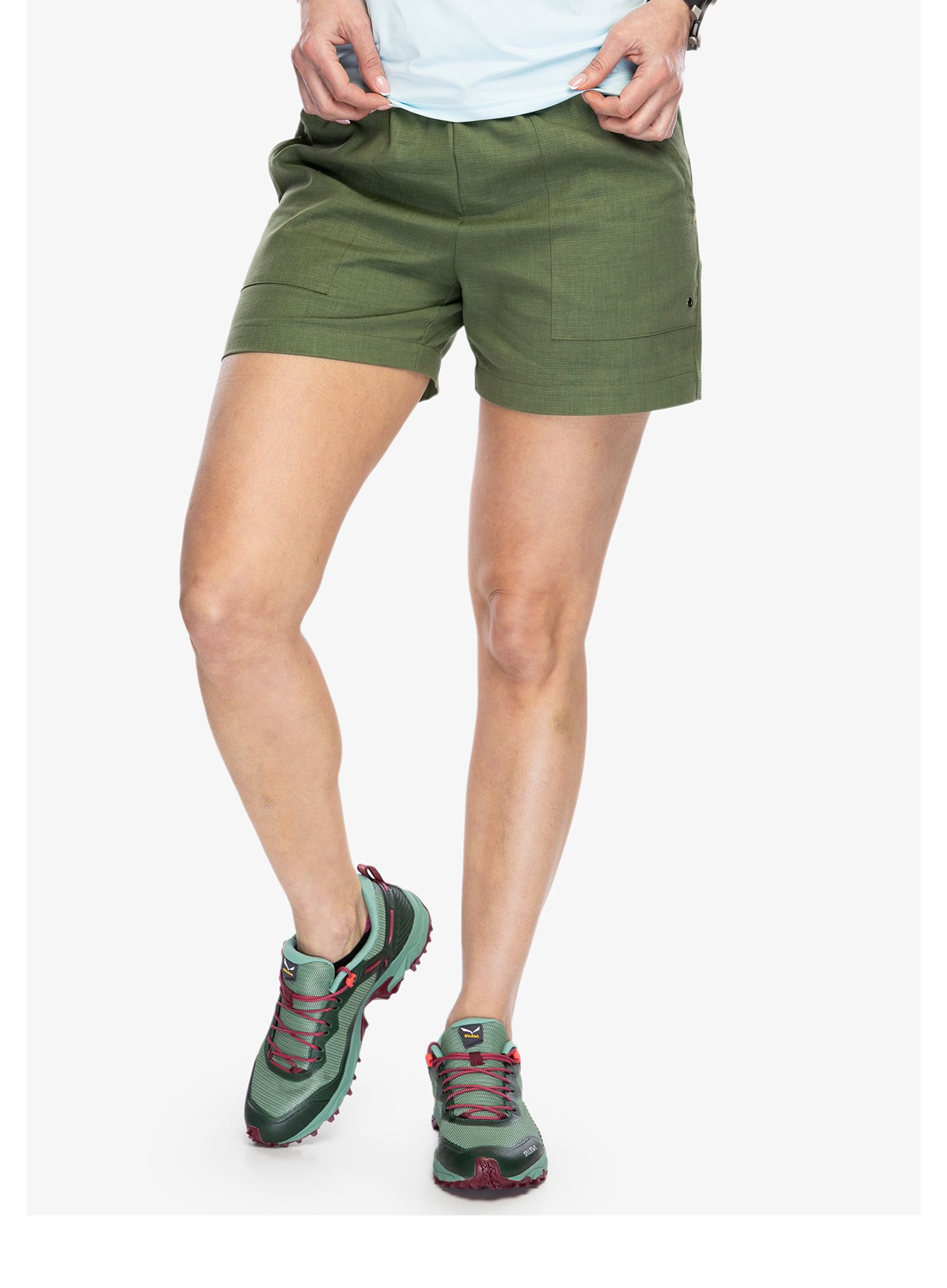 Outdoorshorts Damen Turbat Goa Hemp Shorts - bronze green