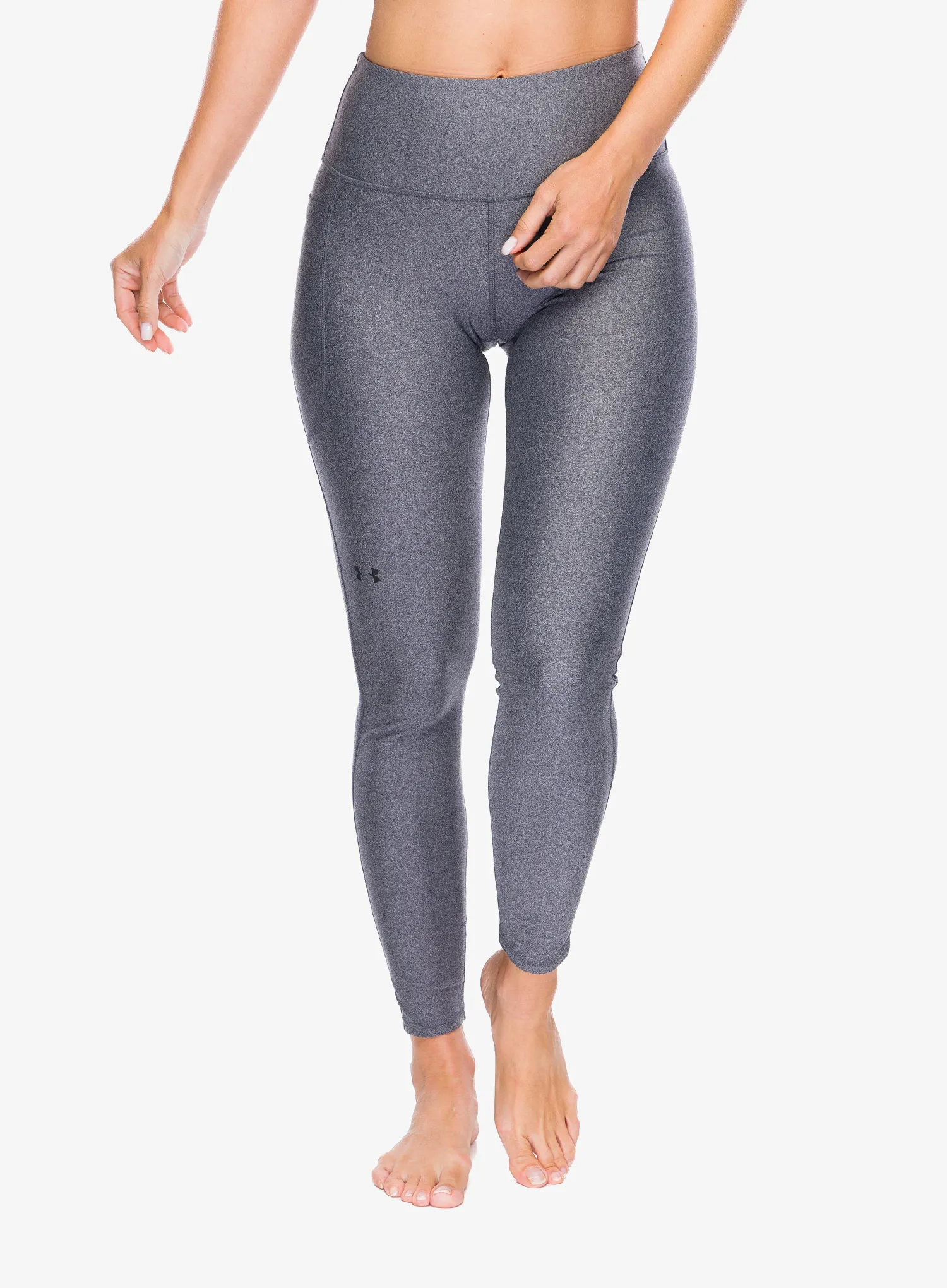 Trainingsleggings für Frauen Under Armour Armour HiRise Leg - charcoal light heather/black