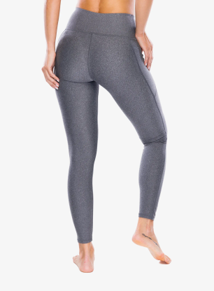 Trainingsleggings für Frauen Under Armour Armour HiRise Leg - charcoal light heather/black
