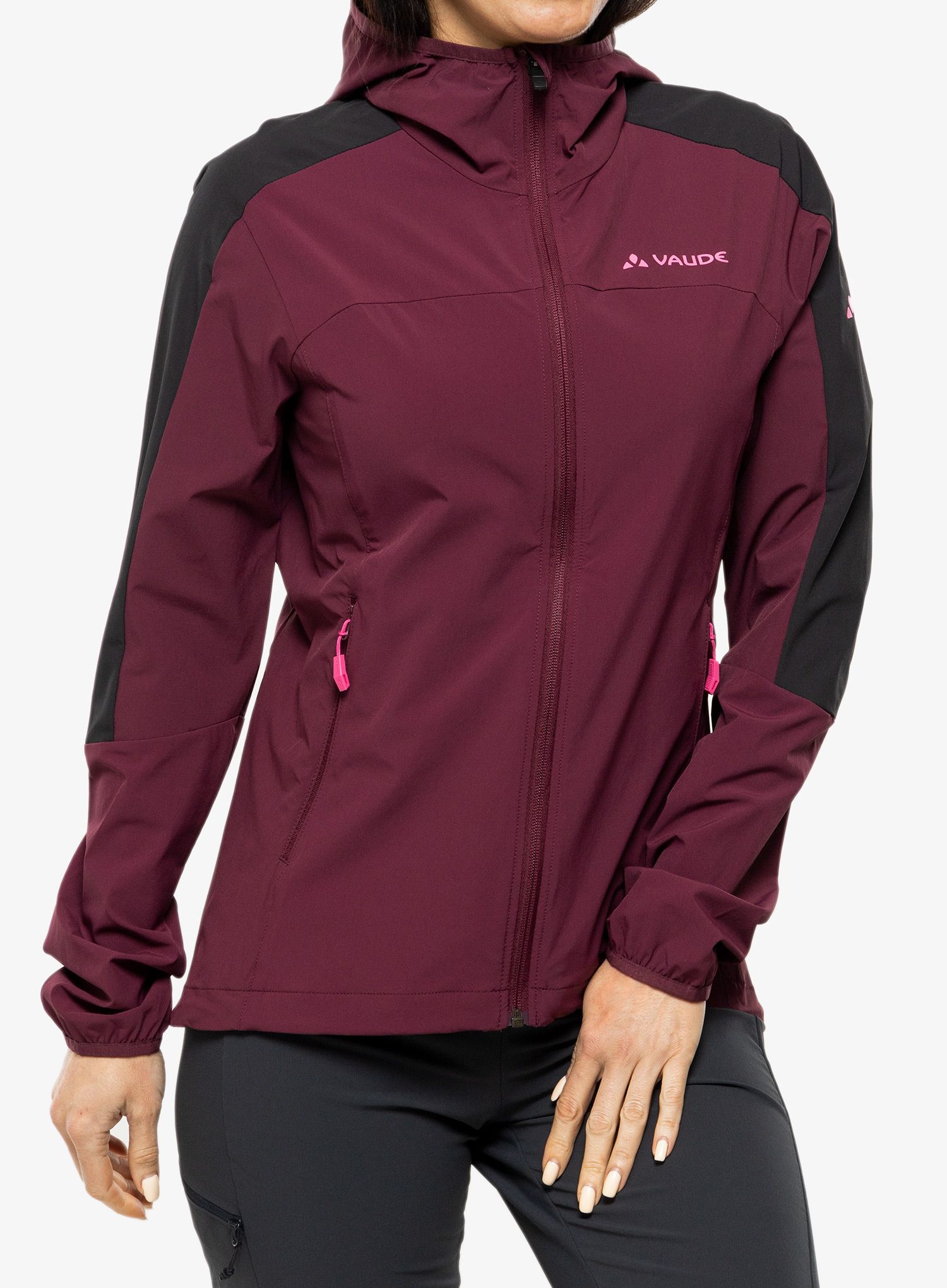 Damen Softshelljacke Vaude Moab Jacket IV - cassis
