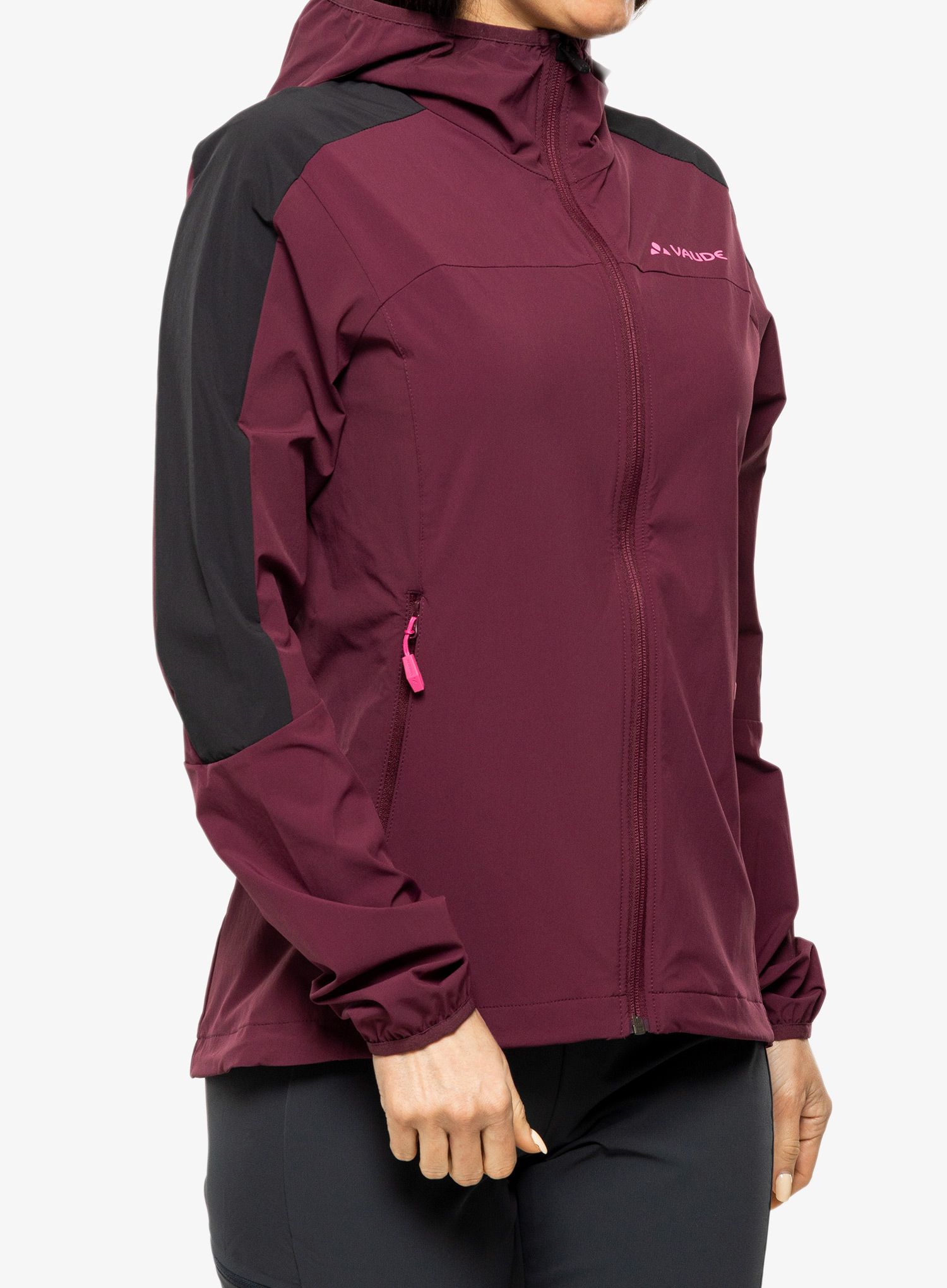 Damen Softshelljacke Vaude Moab Jacket IV - cassis