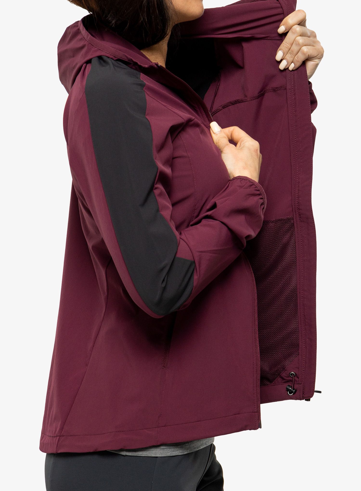 Damen Softshelljacke Vaude Moab Jacket IV - cassis