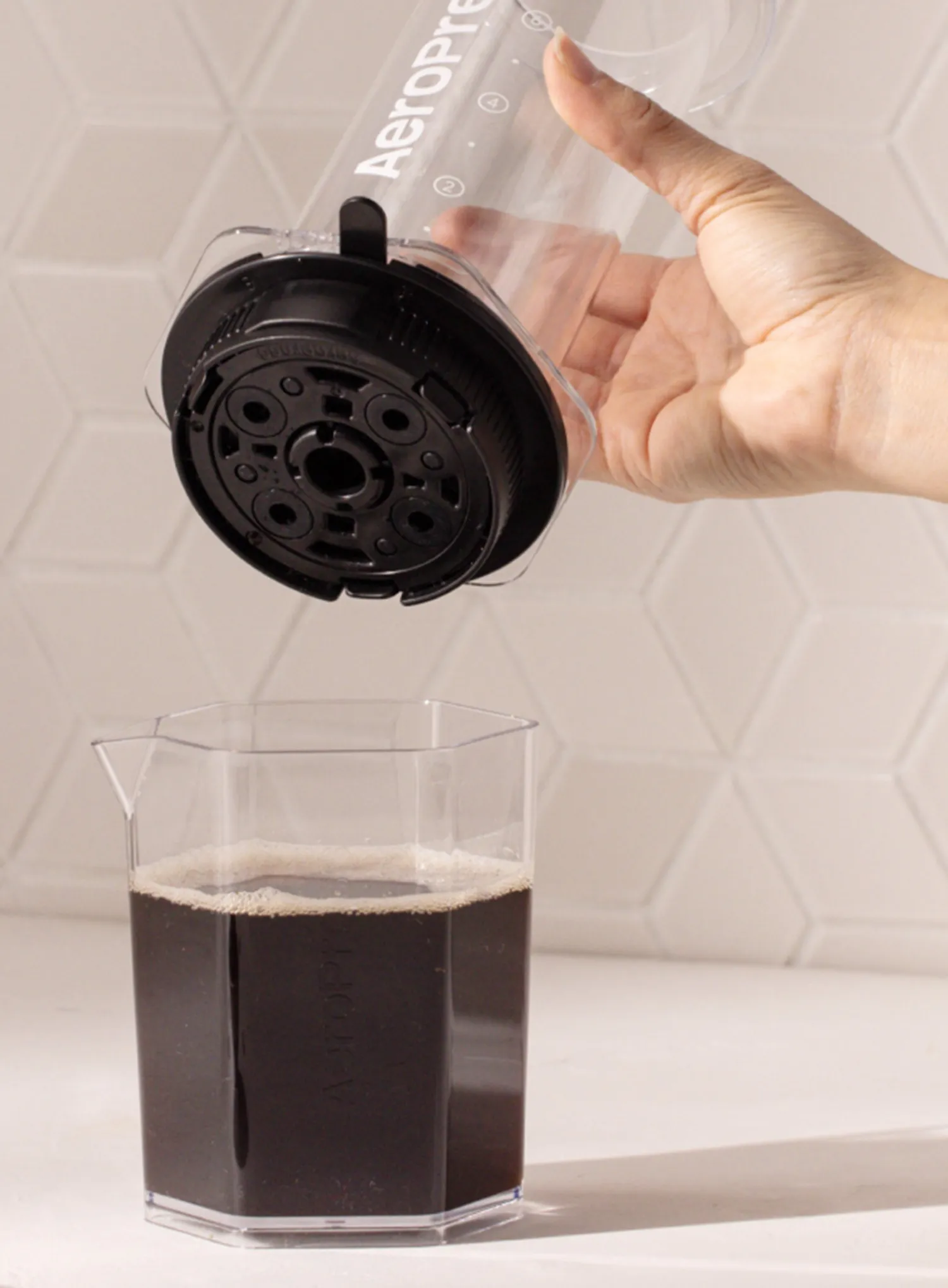 Kaffeemaschine-Adapter AeroPress Flow Control Filter Cap