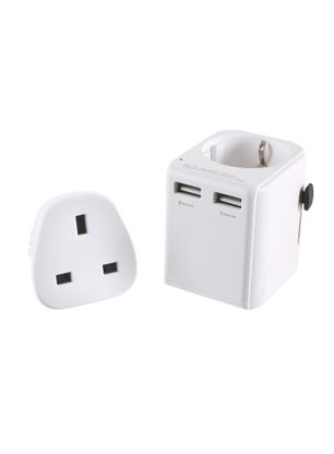 Reiseadapter Lifeventure USB UK World Travel Adaptor