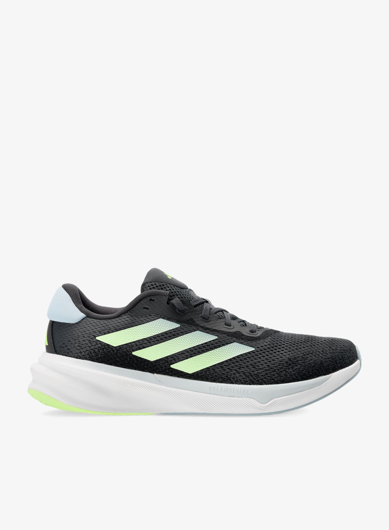 Laufschuhe Herren adidas Supernova Stride - carbon/green spark/wonder blue