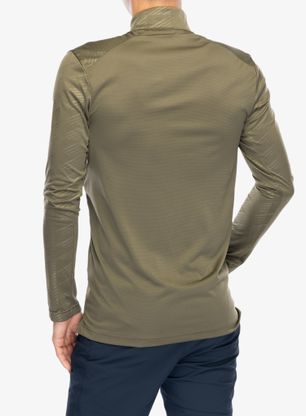 Pullover adidas TERREX Multi Half Zip Longsleeve Tee - olive strata