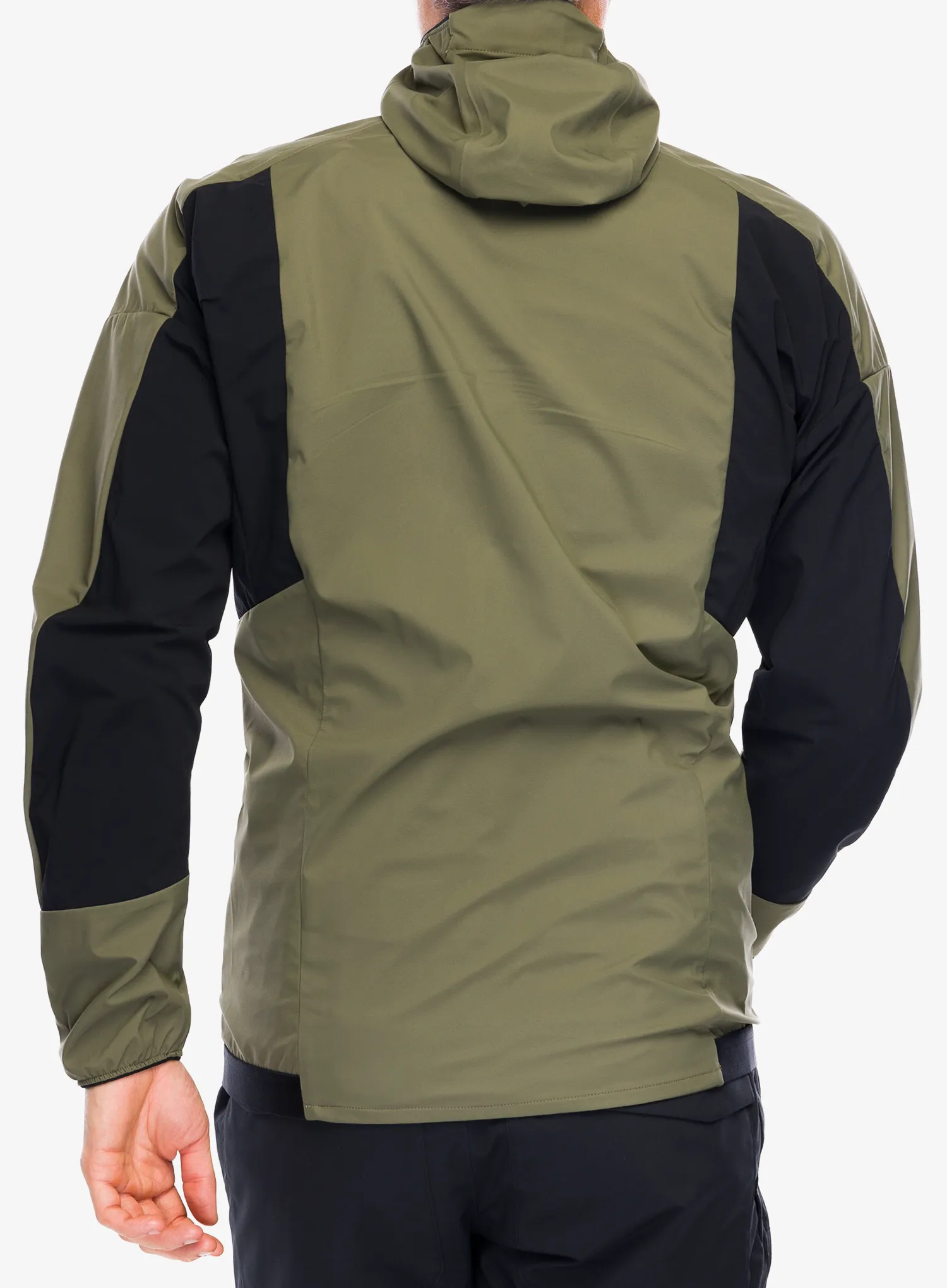 Softshelljacke adidas TERREX Techrock GORE-TEX WINDSTOPPER Softshell Jkt - olive strata/black