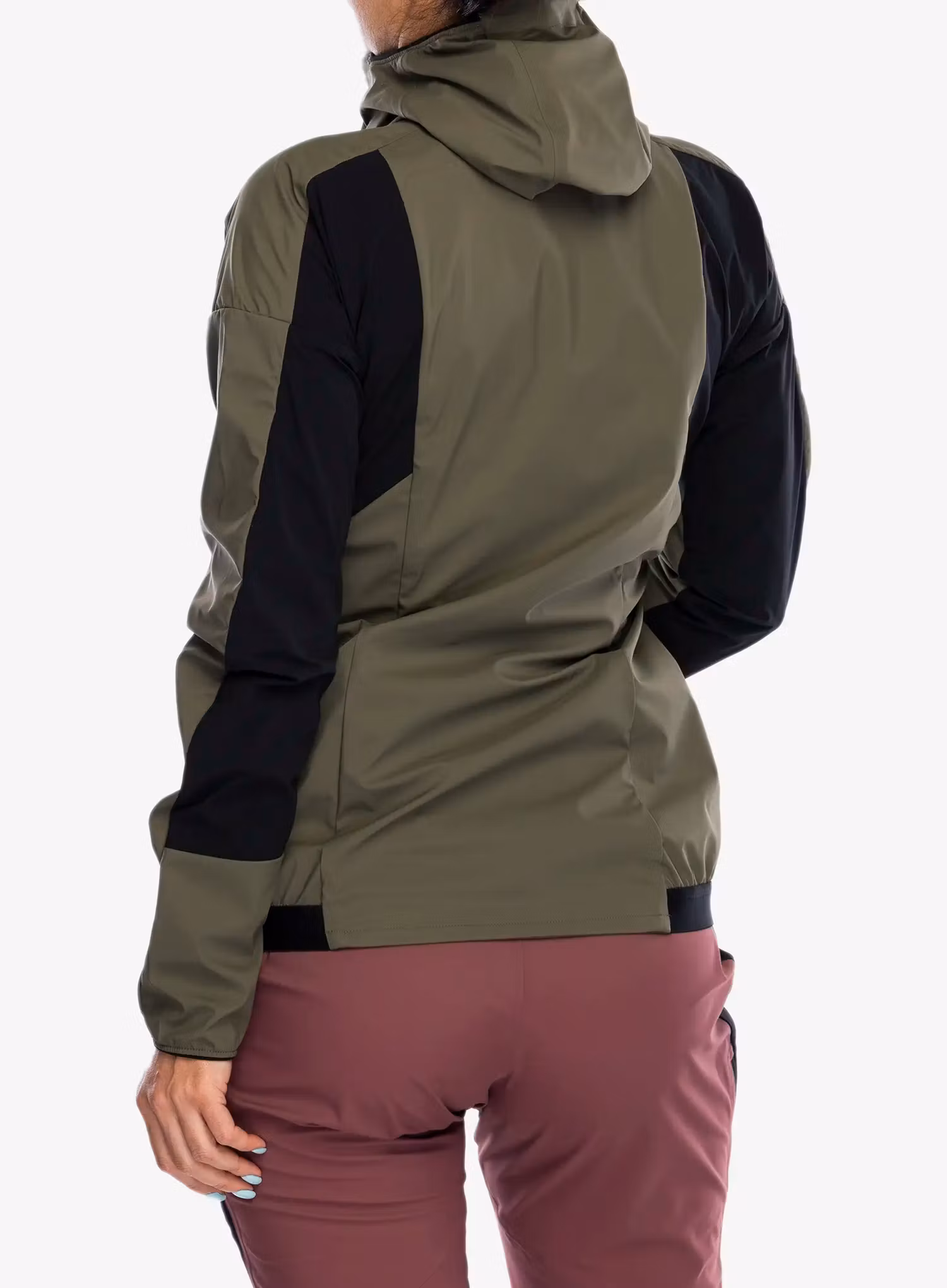 Damen Softshelljacke adidas TERREX Techrock GORE-TEX WINDSTOPPER Softshell Jkt - olive strata/black