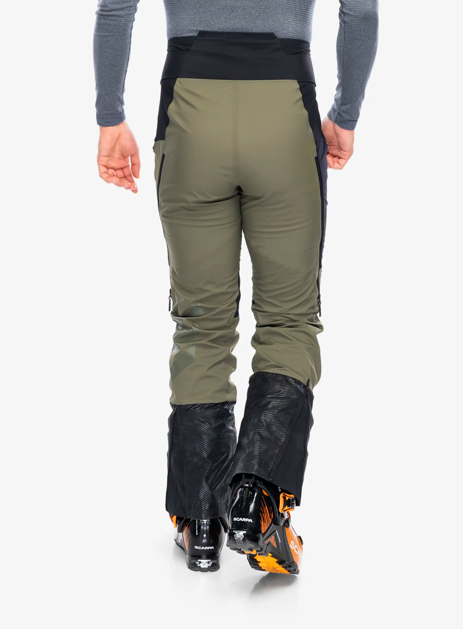 Softshellhose adidas TERREX Techrock GORE-TEX WINDSTOPPER Tour Softshell Pants - blk/olive