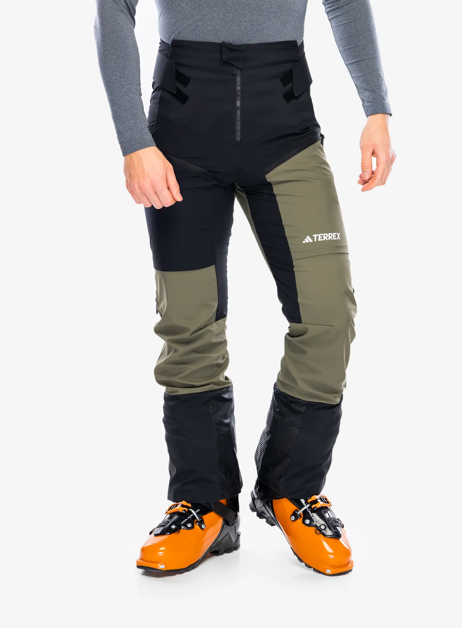 Softshellhose adidas TERREX Techrock GORE-TEX WINDSTOPPER Tour Softshell Pants - blk/olive