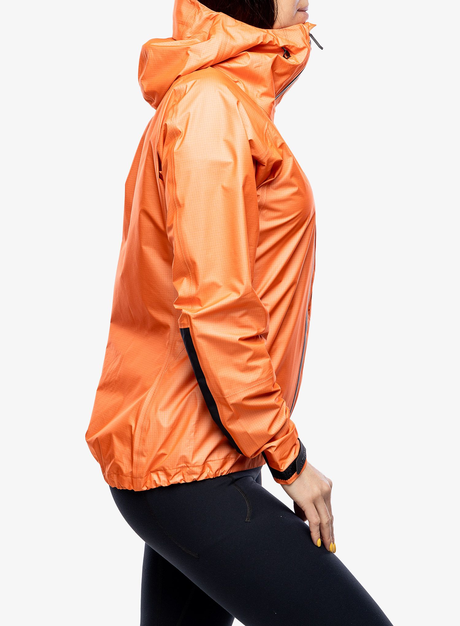 Regenjacke Damen adidas TERREX Techrock Light GTX Active - semi impact orange