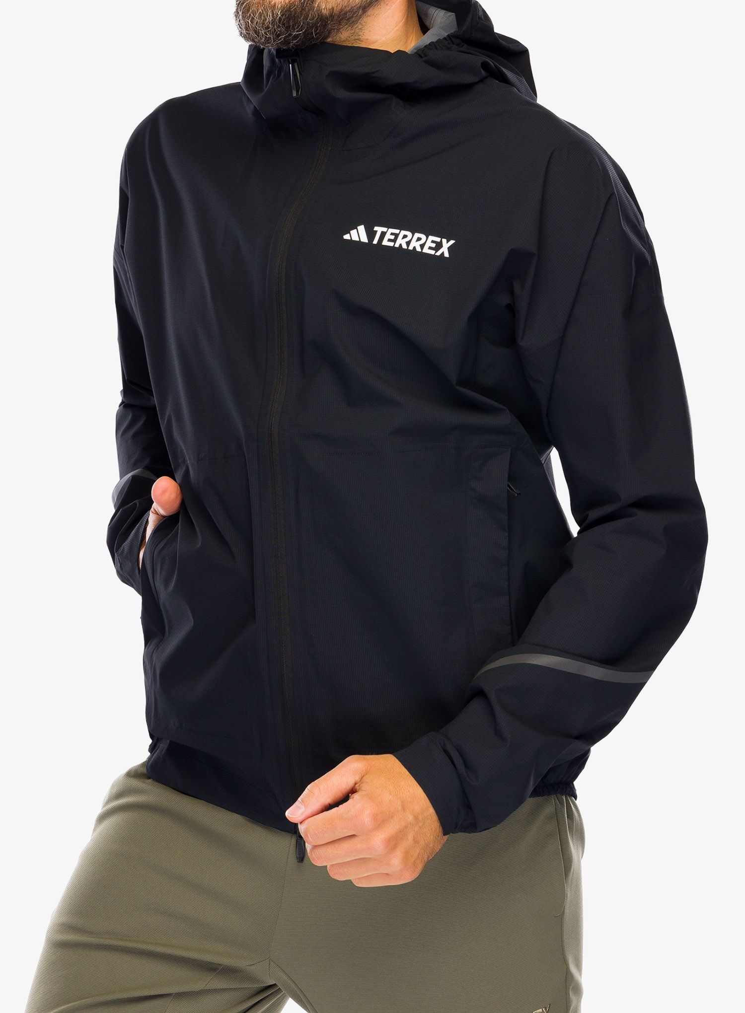 Regenjacke adidas TERREX Xperior 2,5L Light RAIN.RDY Jkt - black