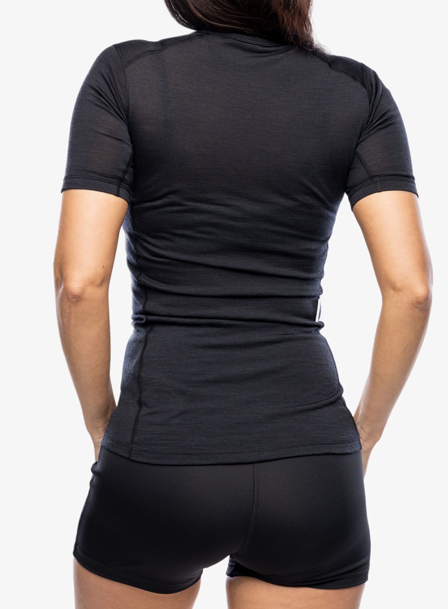 Funktionsshirt Damen adidas TERREX Xperior Merino 150 Baselayer SS - black