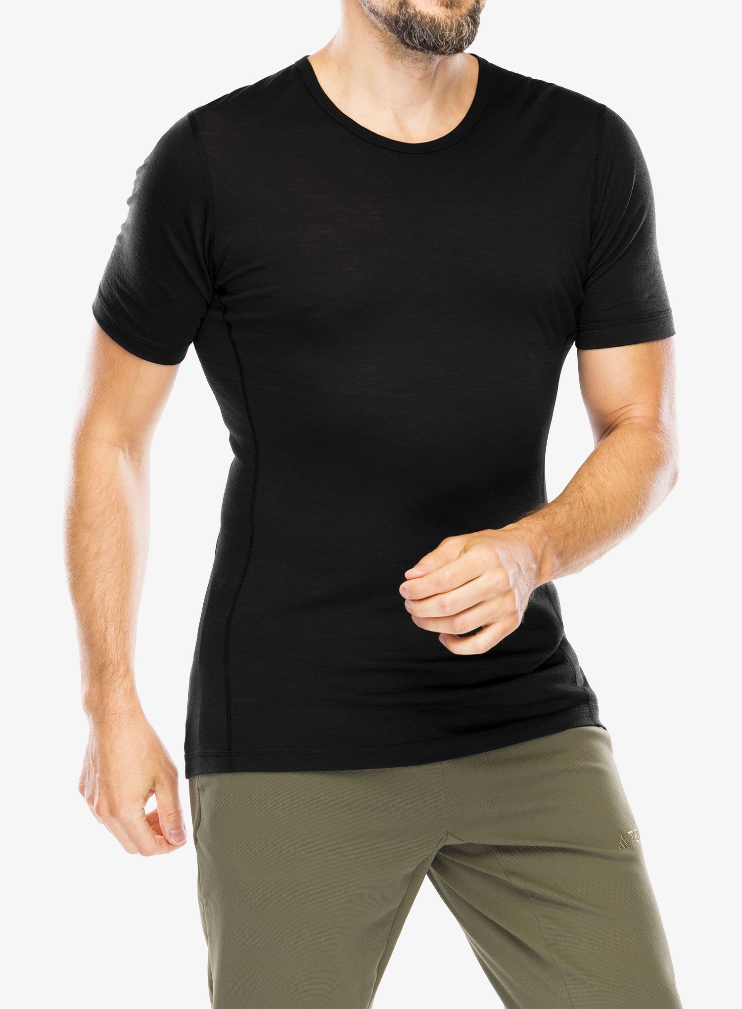 Funktionsshirt adidas TERREX Xperior Merino 150 Baselayer SS - black