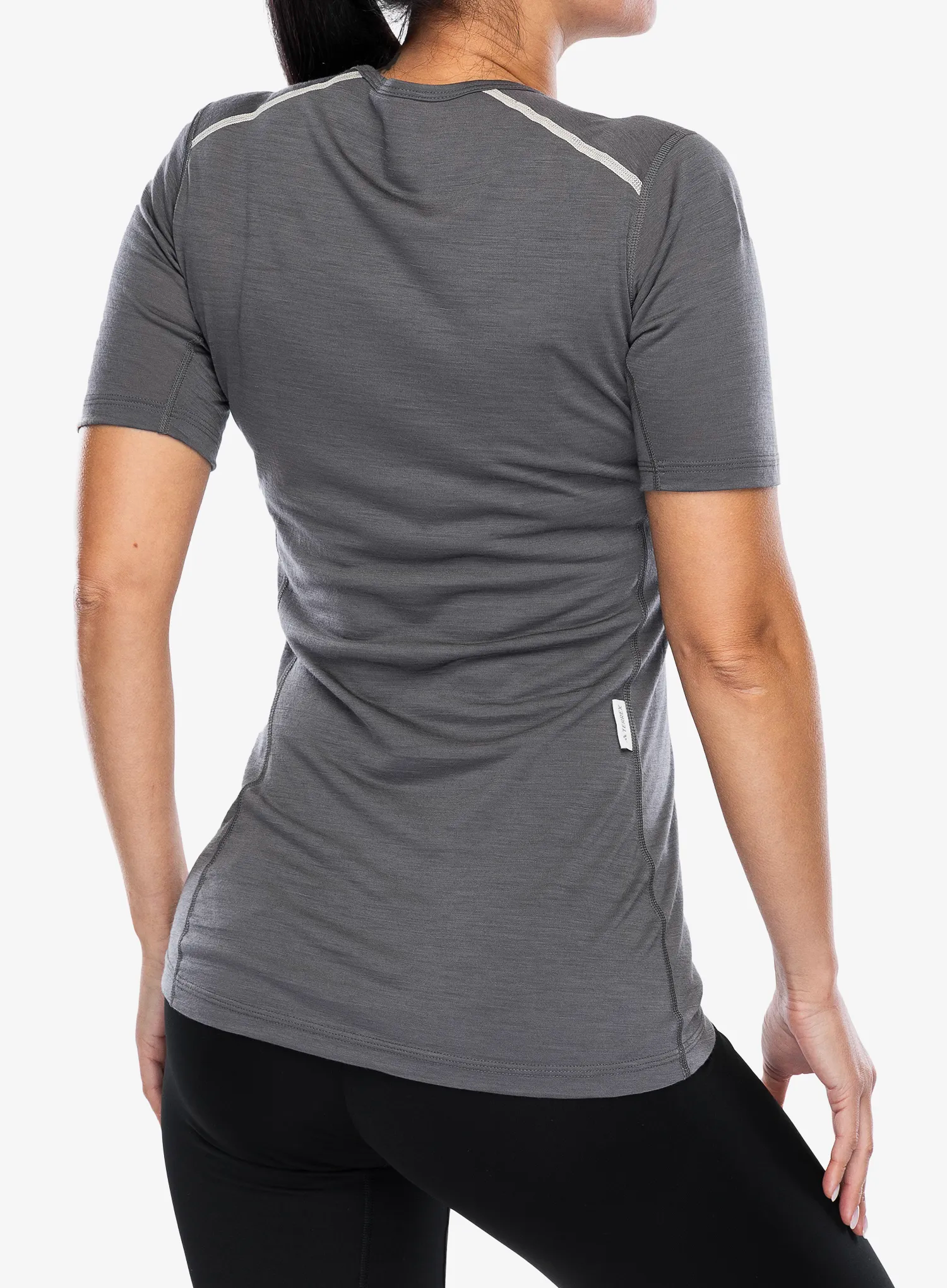 Funktionsshirt Damen adidas TERREX Xperior Merino 150 Baselayer SS - grey five