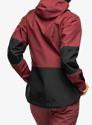 Regenjacke Damen adidas TERREX Xploric GORE-TEX Rain Jacket - shadow red/black