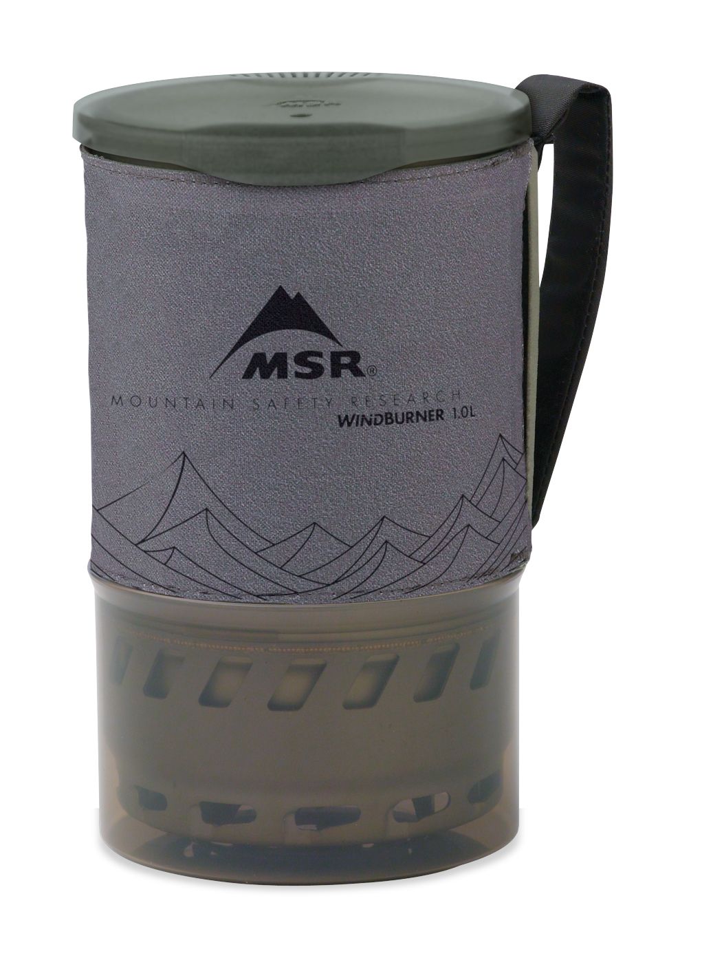Kochtopf MSR Windburner Accessory Pot 1.0L - gray