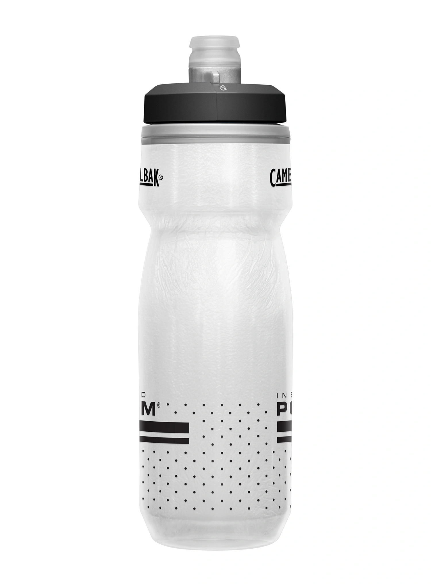 Fahrrad-Trinkflasche Camelbak Podium Chill 620 ml - white/black