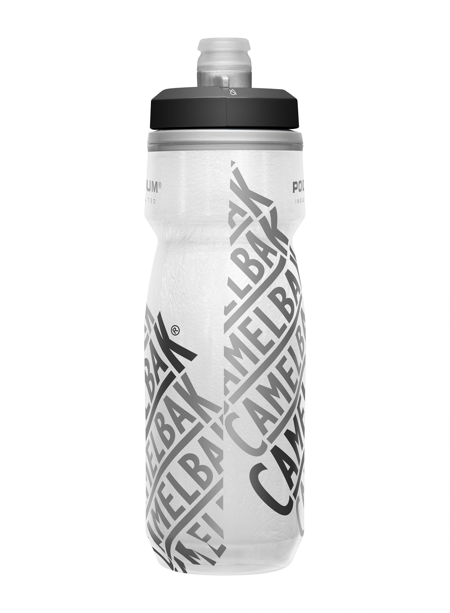 Fahrrad-Trinkflasche Camelbak Podium Chill 620 ml - white/natural