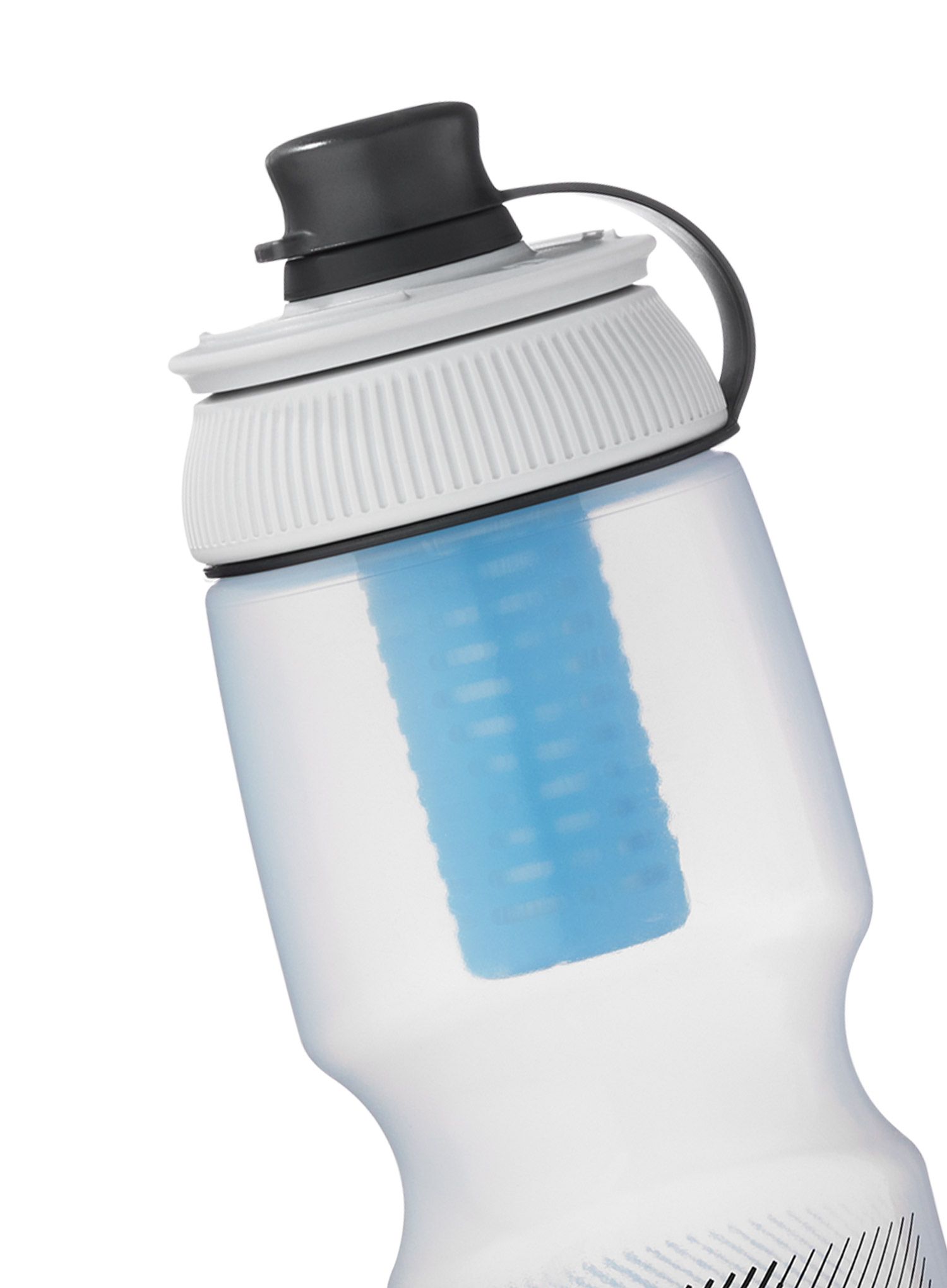 Fahrrad-Trinkflasche HydraPak Breakaway+ 880 ml - frost/hp blue