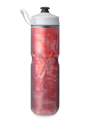 Fahrrad-Trinkflasche HydraPak Polar Sport Pulse 24 Oz (0,71 l) - red