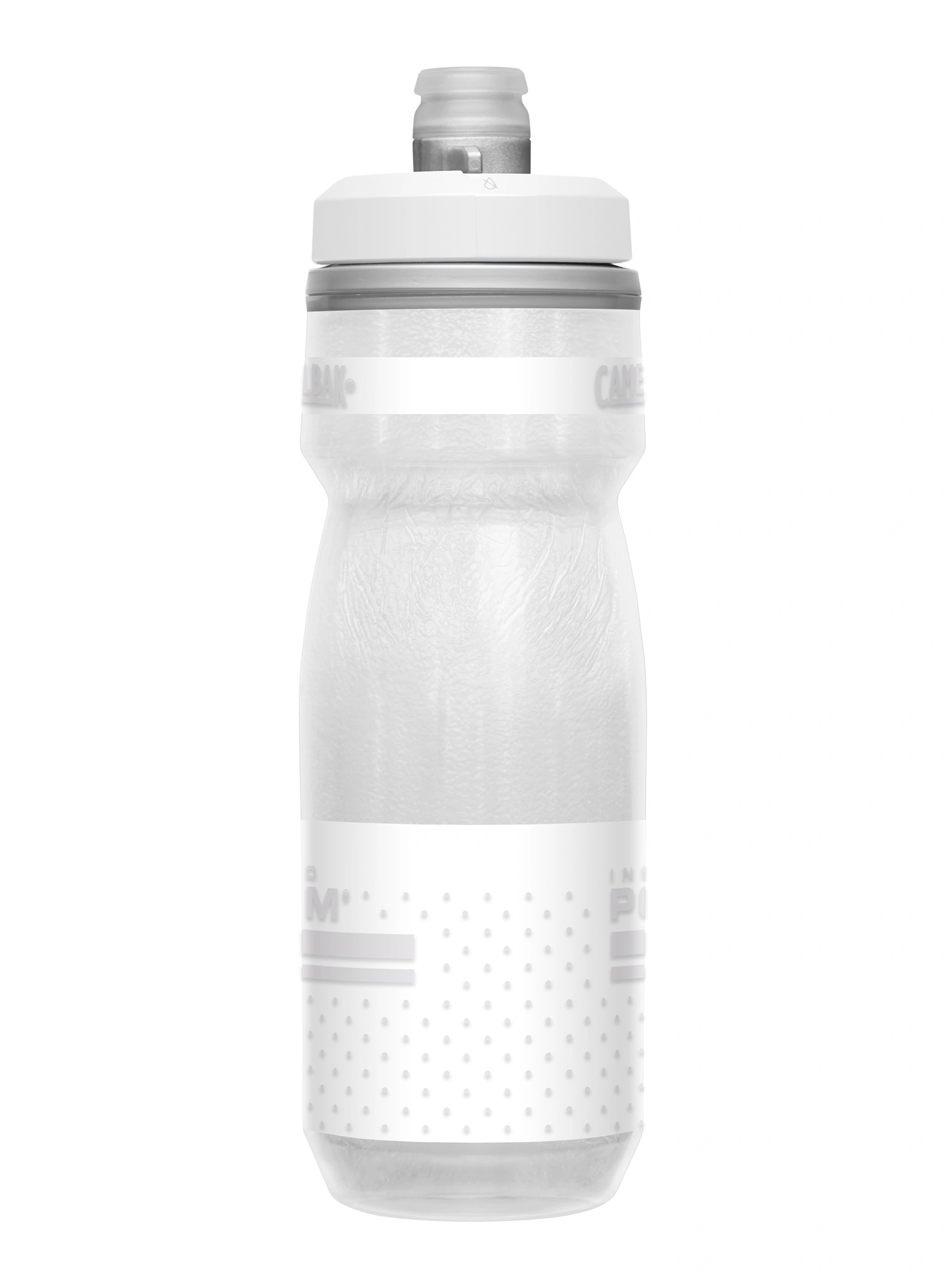 Fahrrad-Trinkflasche Camelbak Podium Chill 620 ml - white/natural