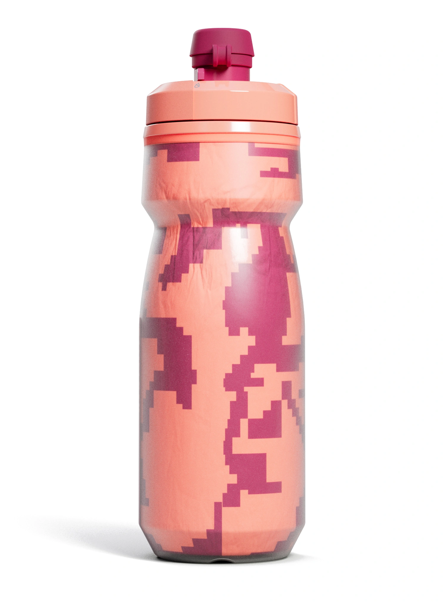 Fahrrad-Trinkflasche CamelBak Podium Dirt Series Chill 620ml - berry digi camo
