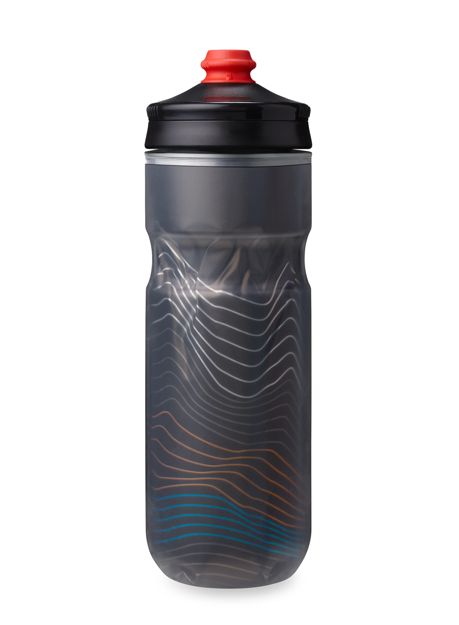 Fahrrad-Trinkflasche HydraPak Polar Surge Ascent 20 Oz (0,591 l) - black