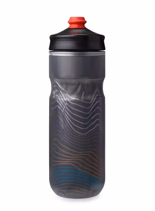 Fahrrad-Trinkflasche HydraPak Polar Surge Ascent 20 Oz (0,591 l) - black