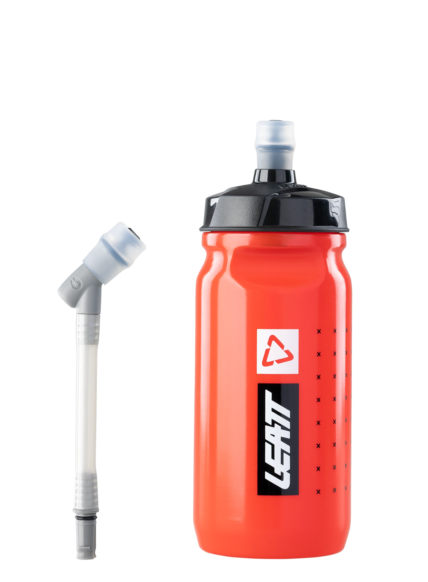Fahrrad-Trinkflasche Leatt Bottle SteadySip Convertible 600 ml - fire