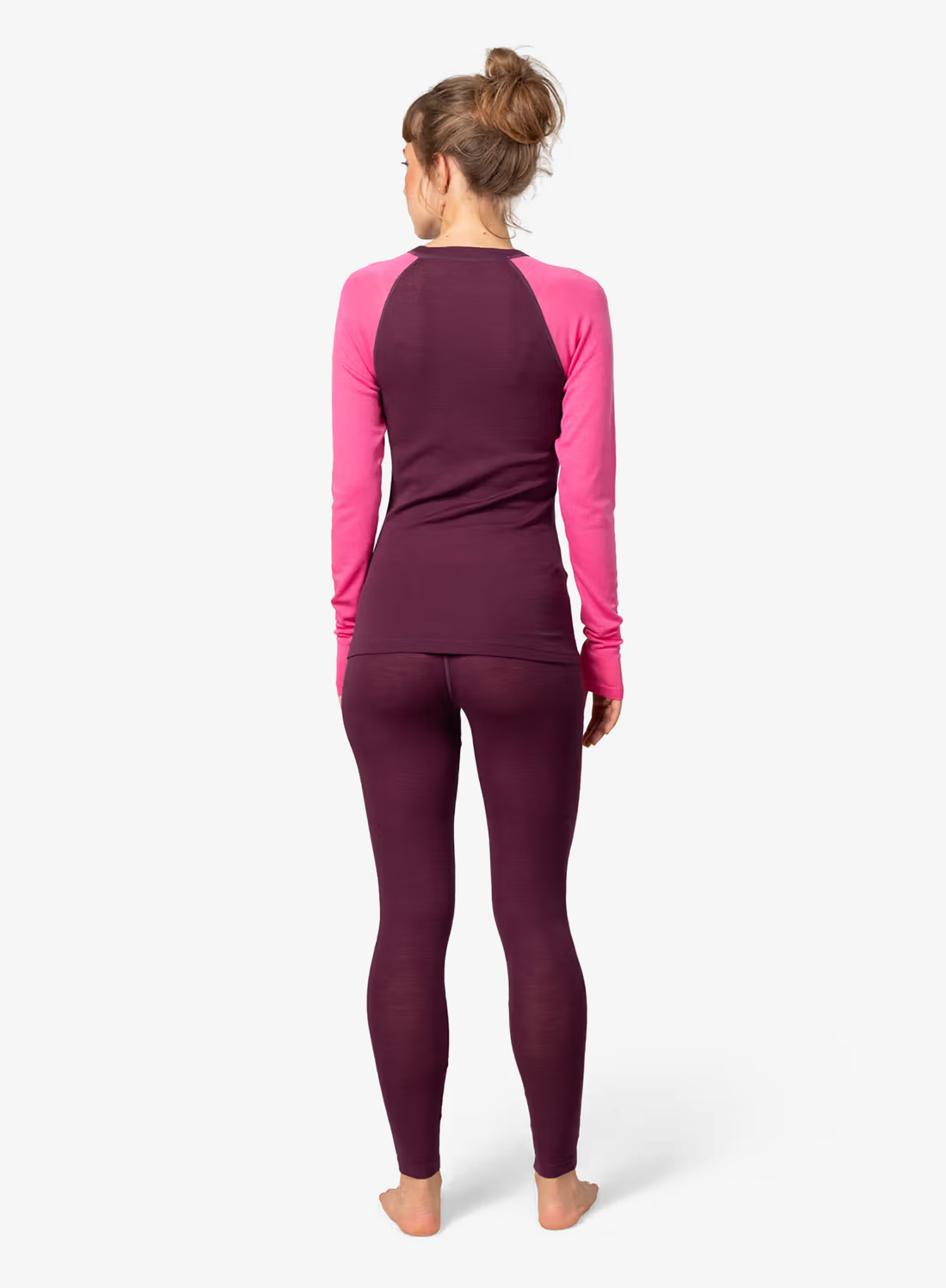 Damen-Funktionsunterwäsche Kari Traa Kaia Set - wine