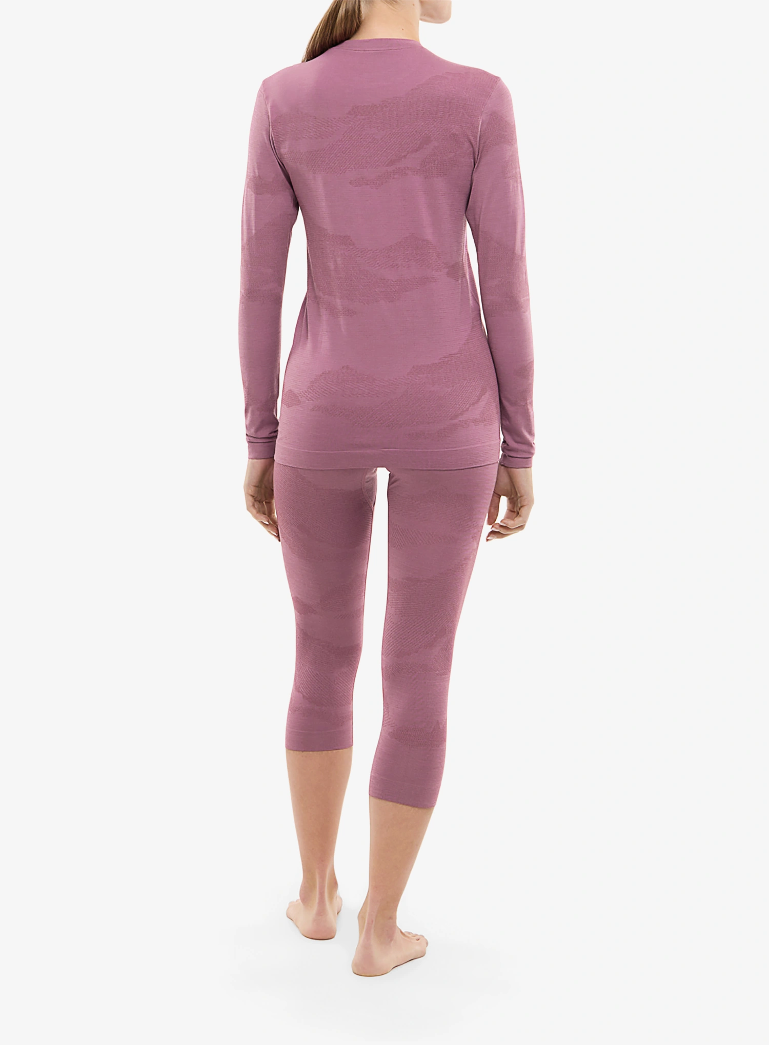 Damen-Funktionsunterwäsche Viking Base Layer Gasher 3/4 Set - pink