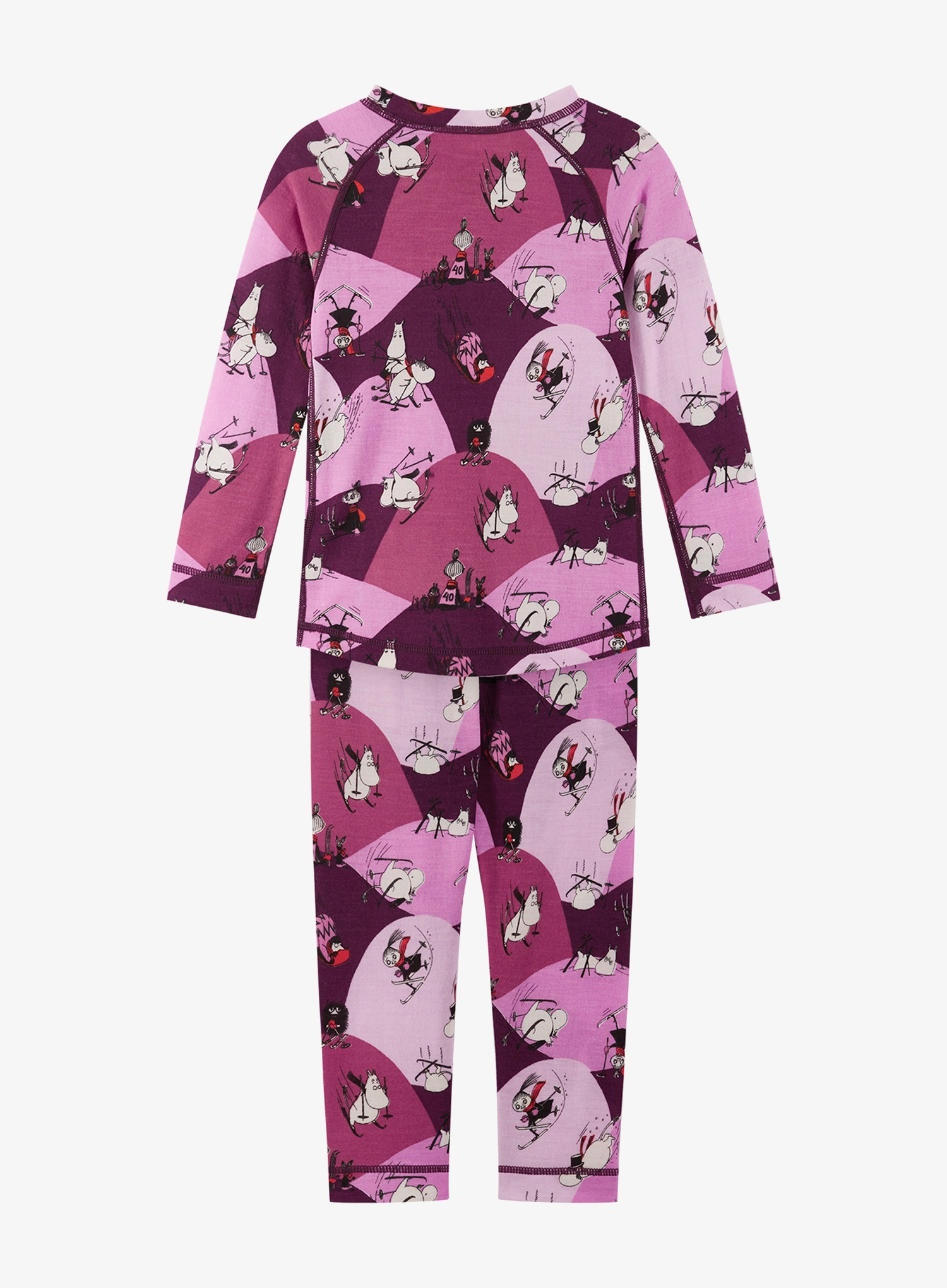 Funktionsunterwäsche Kinder Reima Moomin Trivsam - rose pink