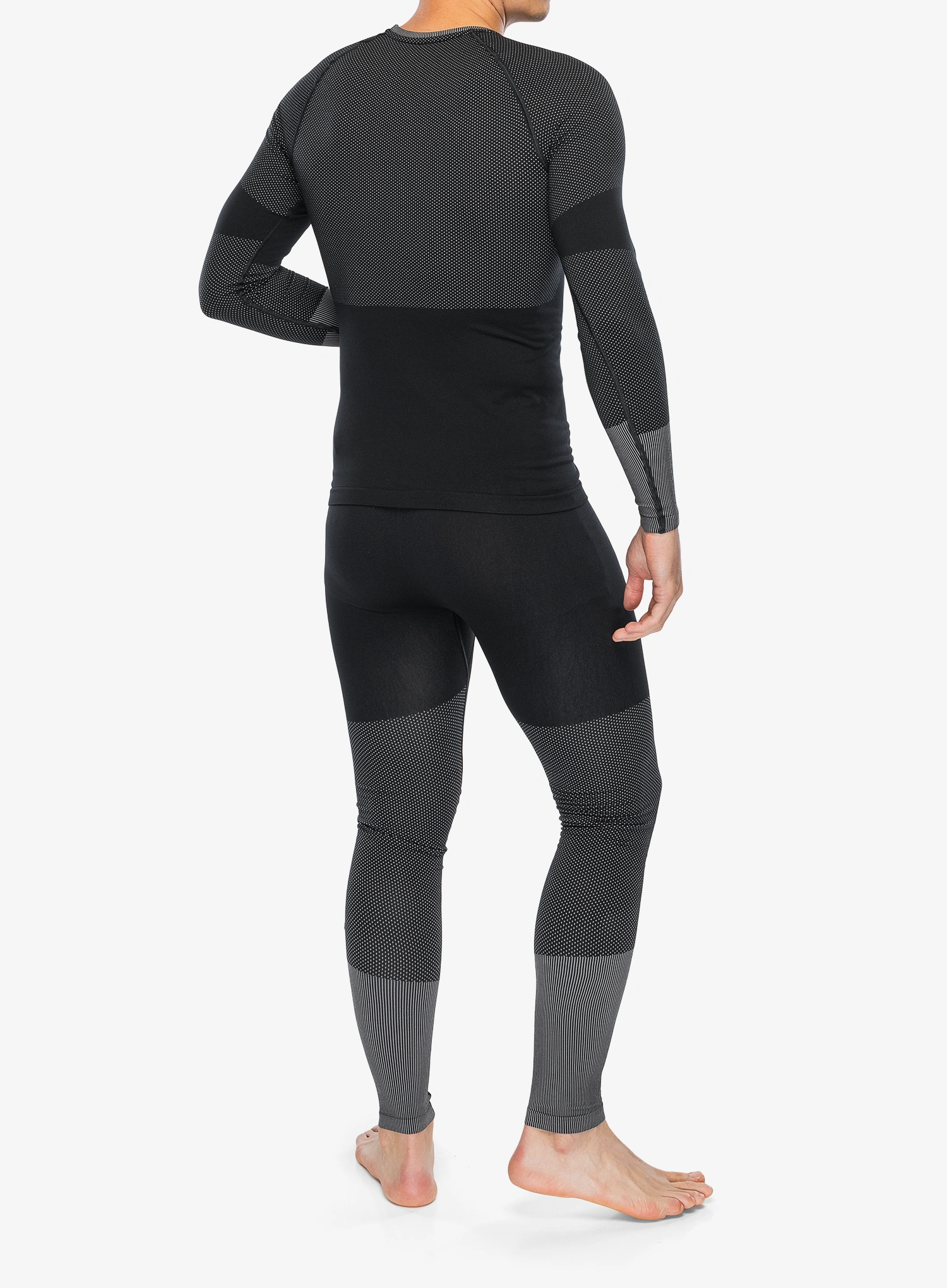 Funktionsunterwäsche Odlo Fundamentals Performance Warm Set Long - black