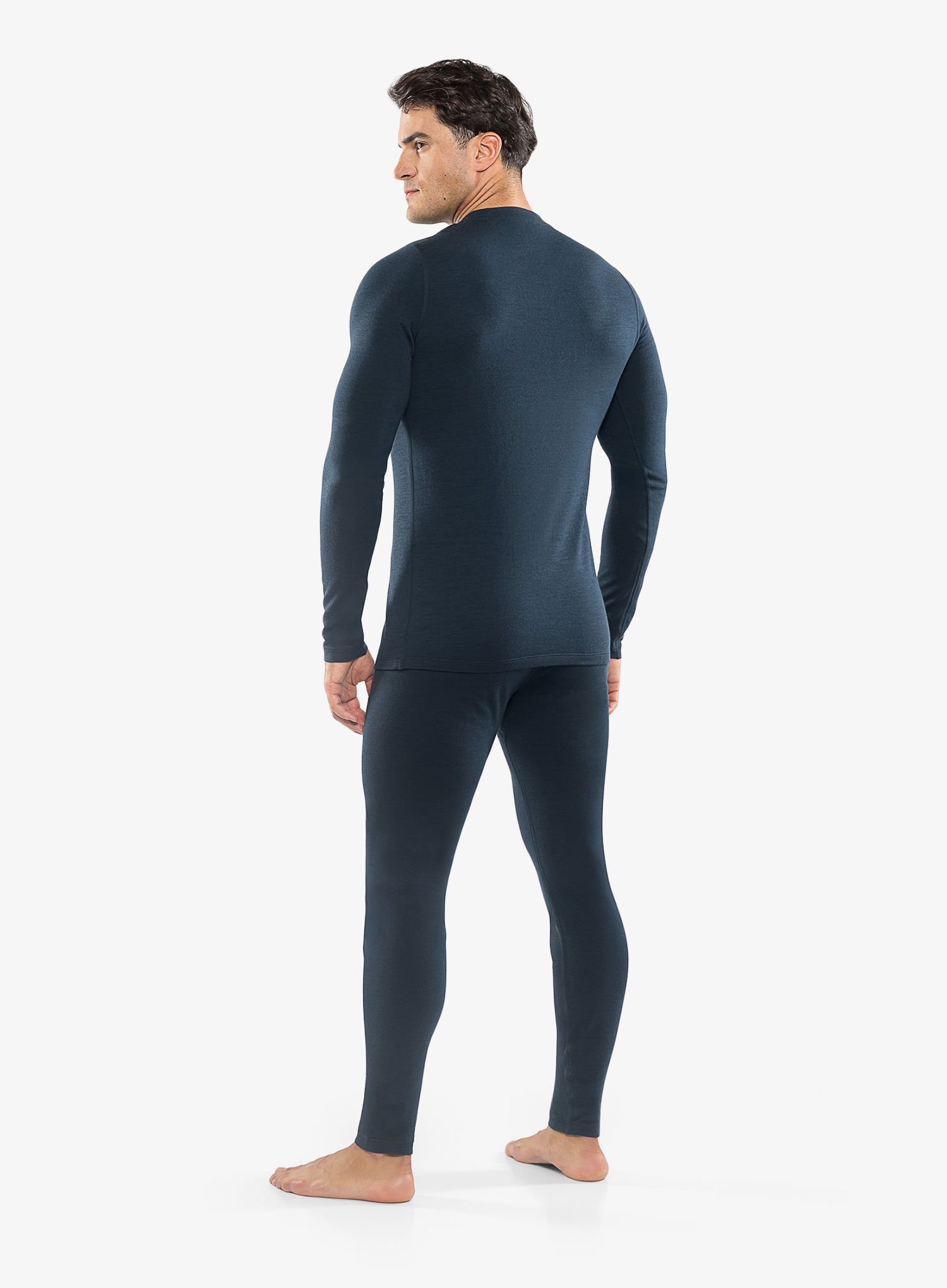 Funktionsunterwäsche Viking Base Layer Meriboo Set - navy