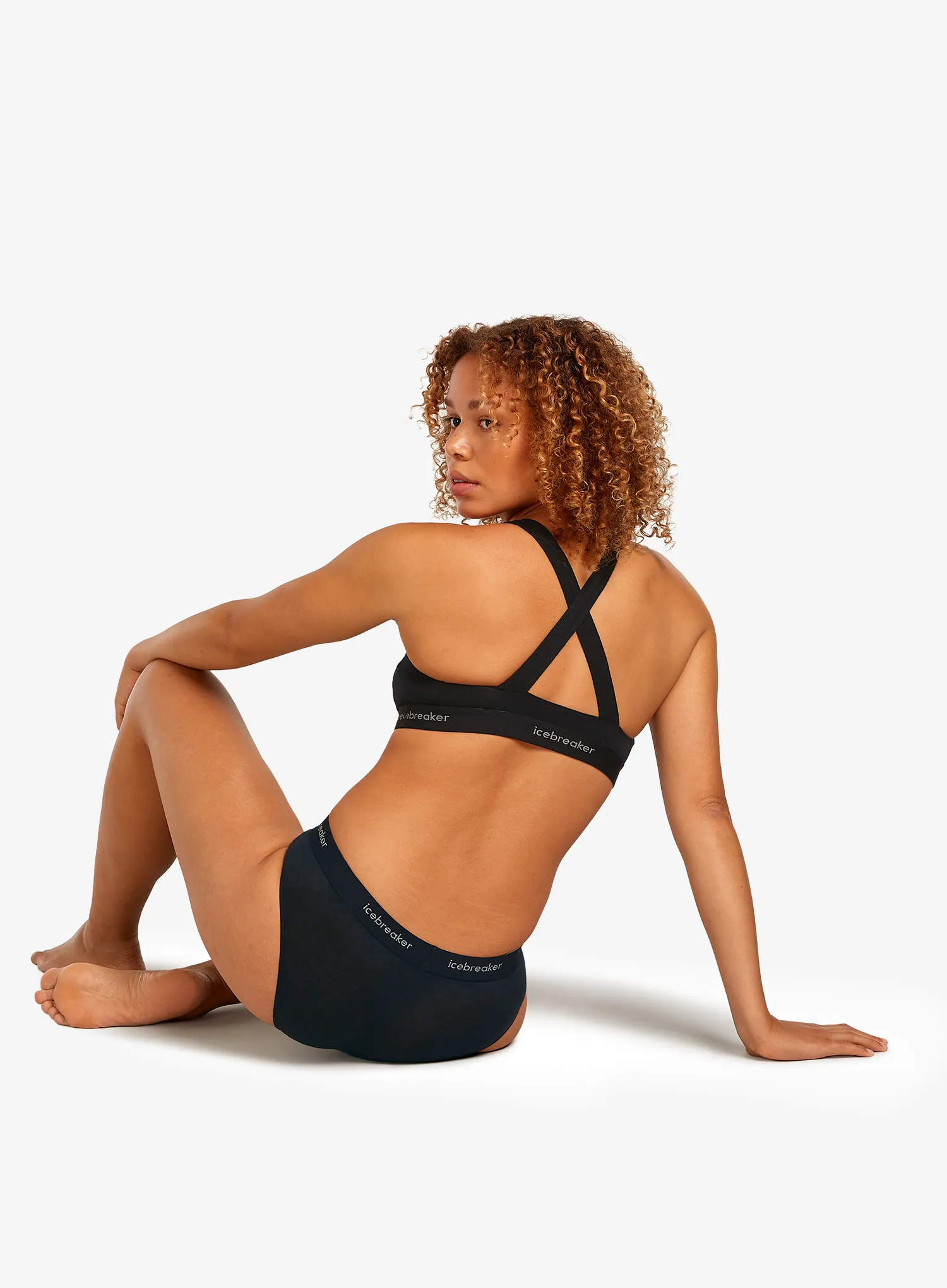 Sport-BH Icebreaker Merino 125 Cool-Lite Sprite Racerback Bra - black